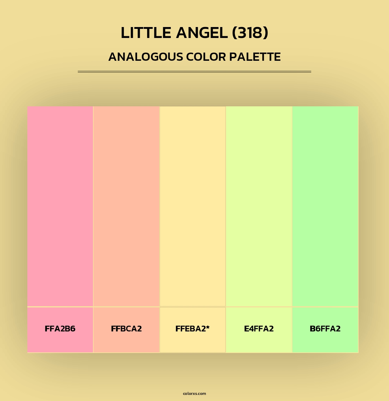 Little Angel (318) - Analogous Color Palette