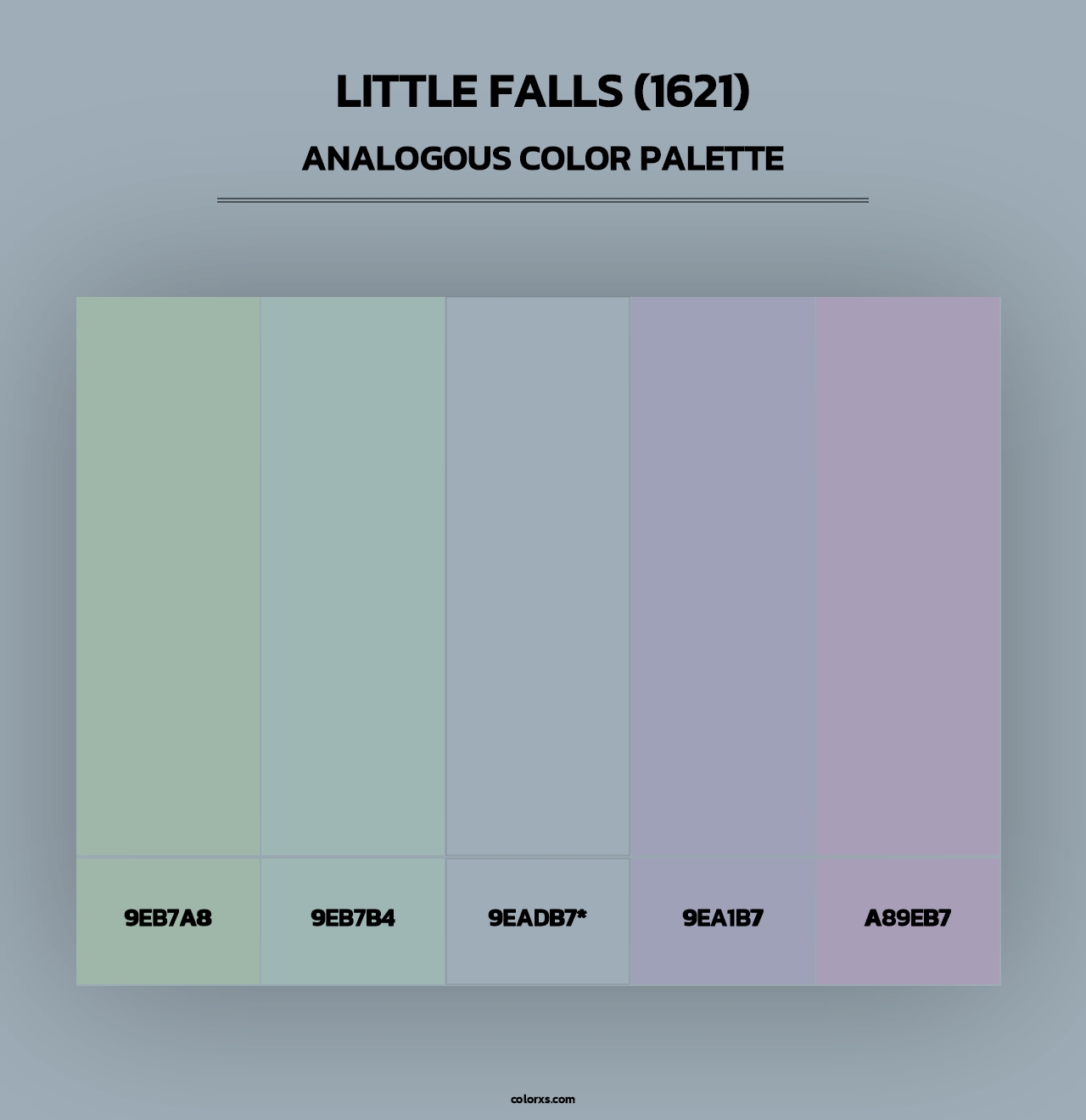 Little Falls (1621) - Analogous Color Palette