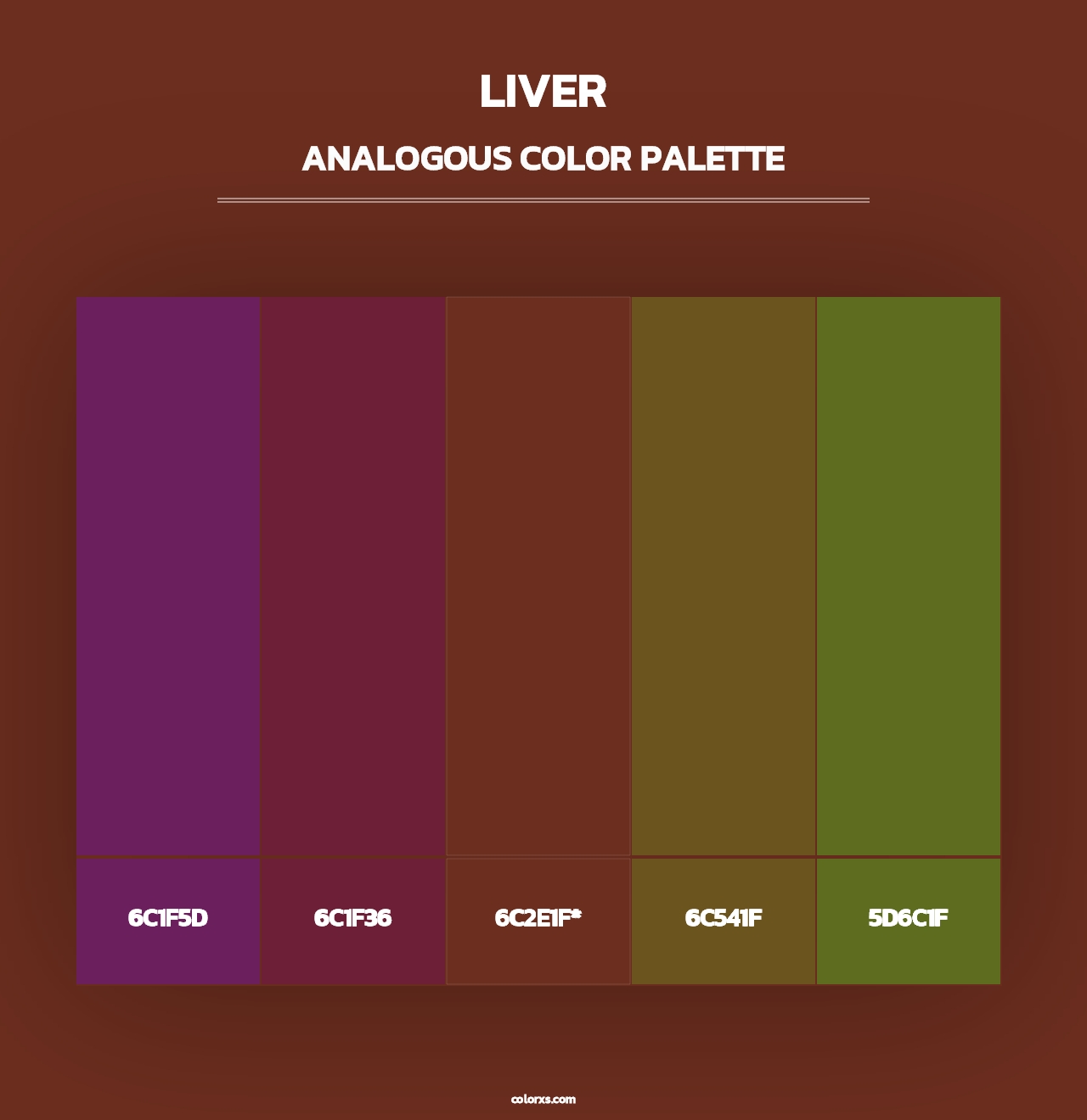 Liver - Analogous Color Palette