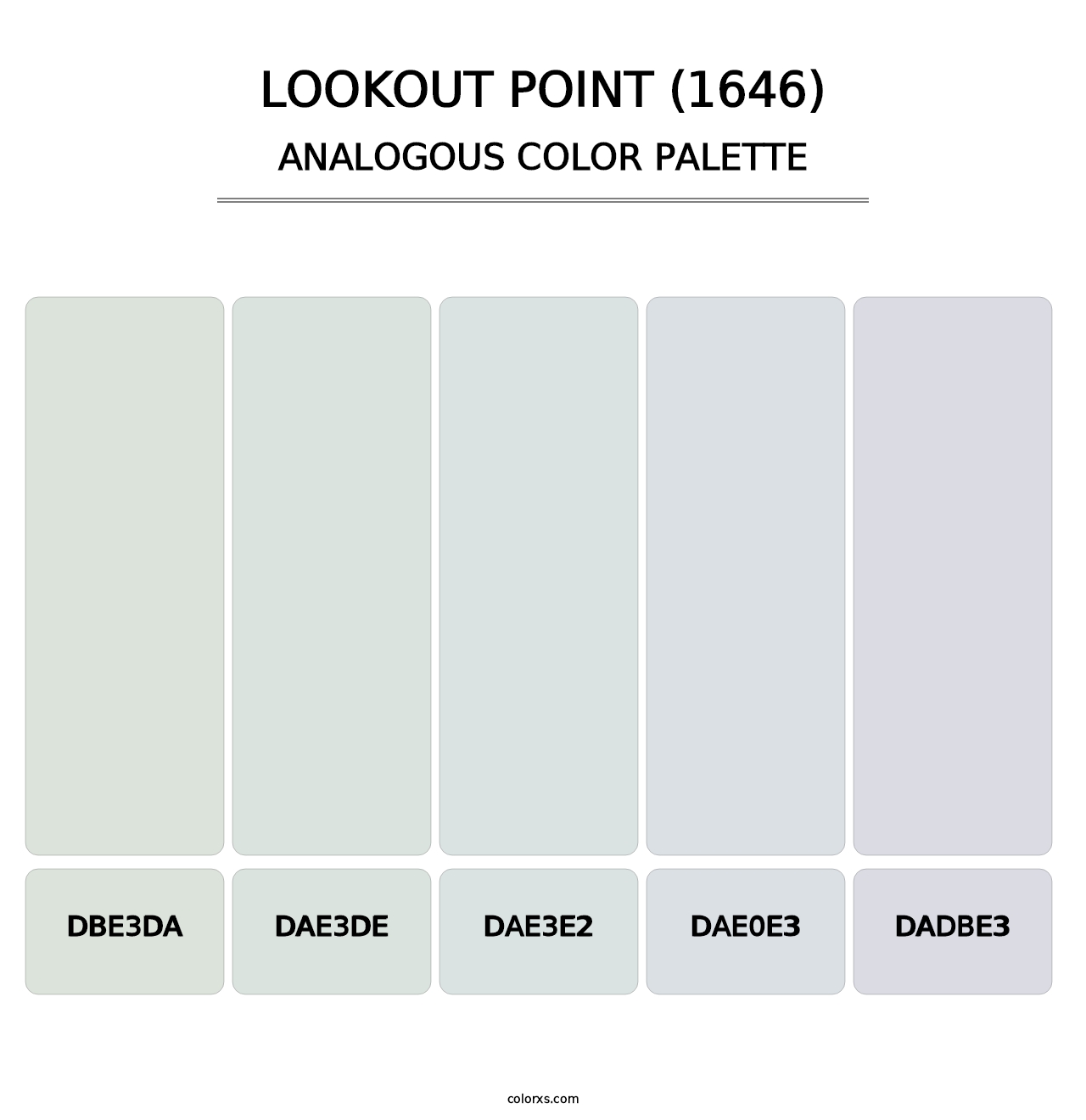 Lookout Point (1646) - Analogous Color Palette