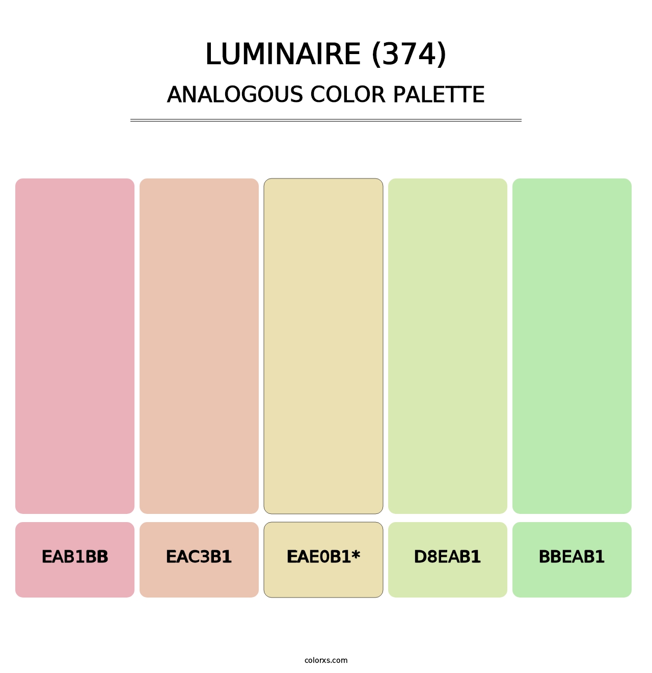 Luminaire (374) - Analogous Color Palette