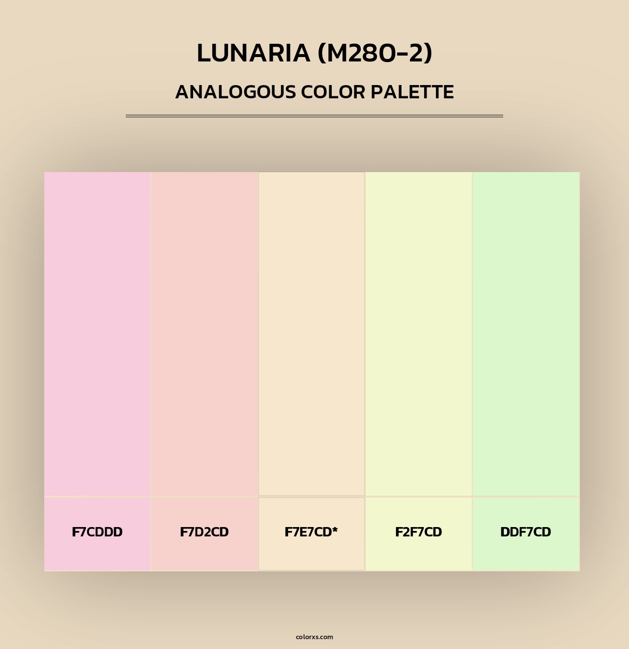 Lunaria (M280-2) - Analogous Color Palette