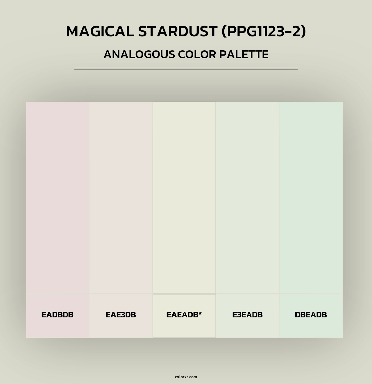 Magical Stardust (PPG1123-2) - Analogous Color Palette