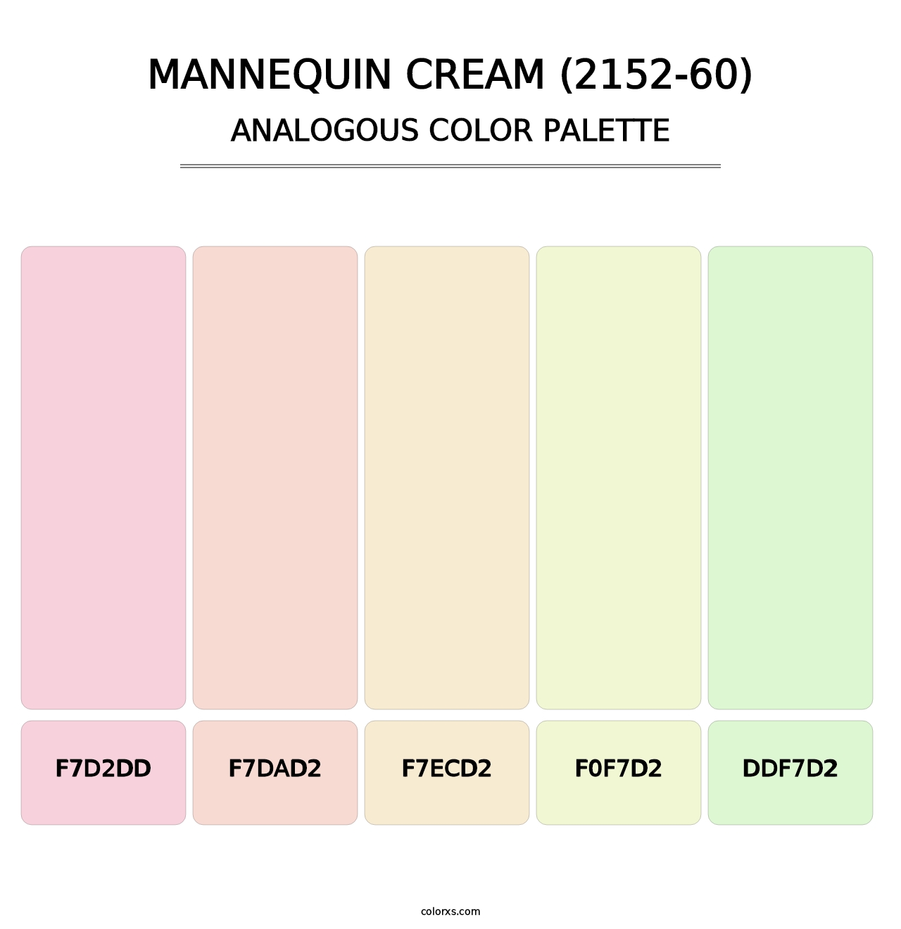 Mannequin Cream (2152-60) - Analogous Color Palette