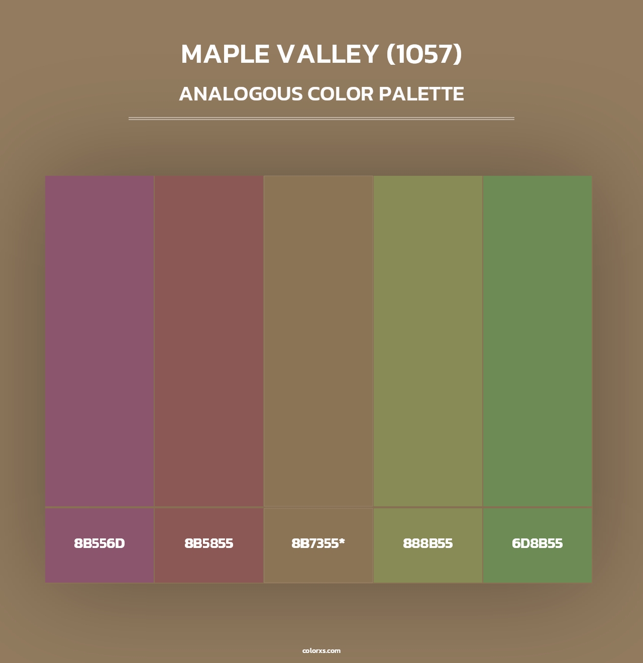 Maple Valley (1057) - Analogous Color Palette