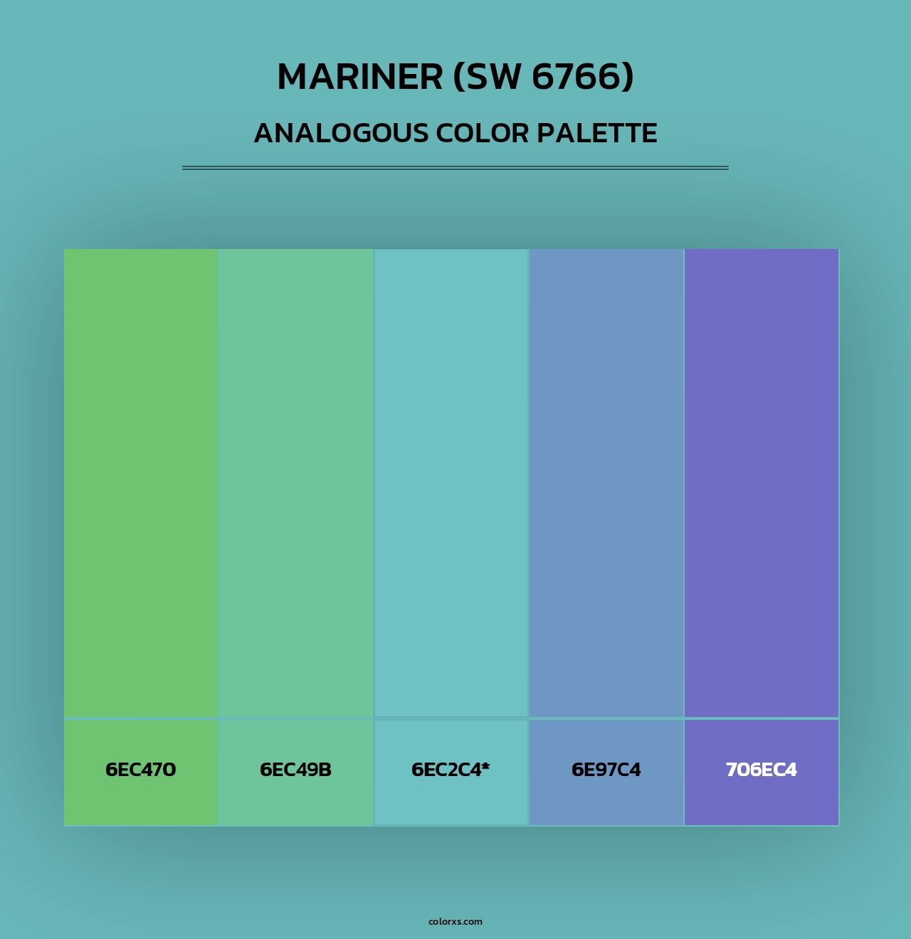 Mariner (SW 6766) - Analogous Color Palette