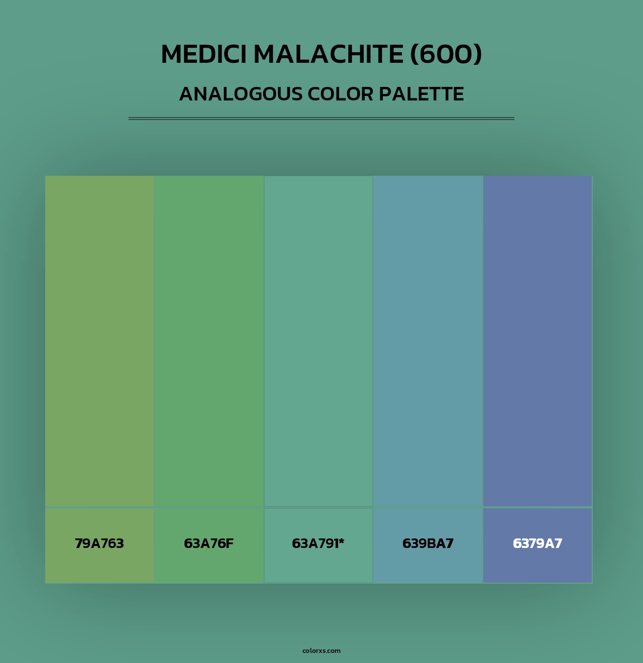 Medici Malachite (600) - Analogous Color Palette