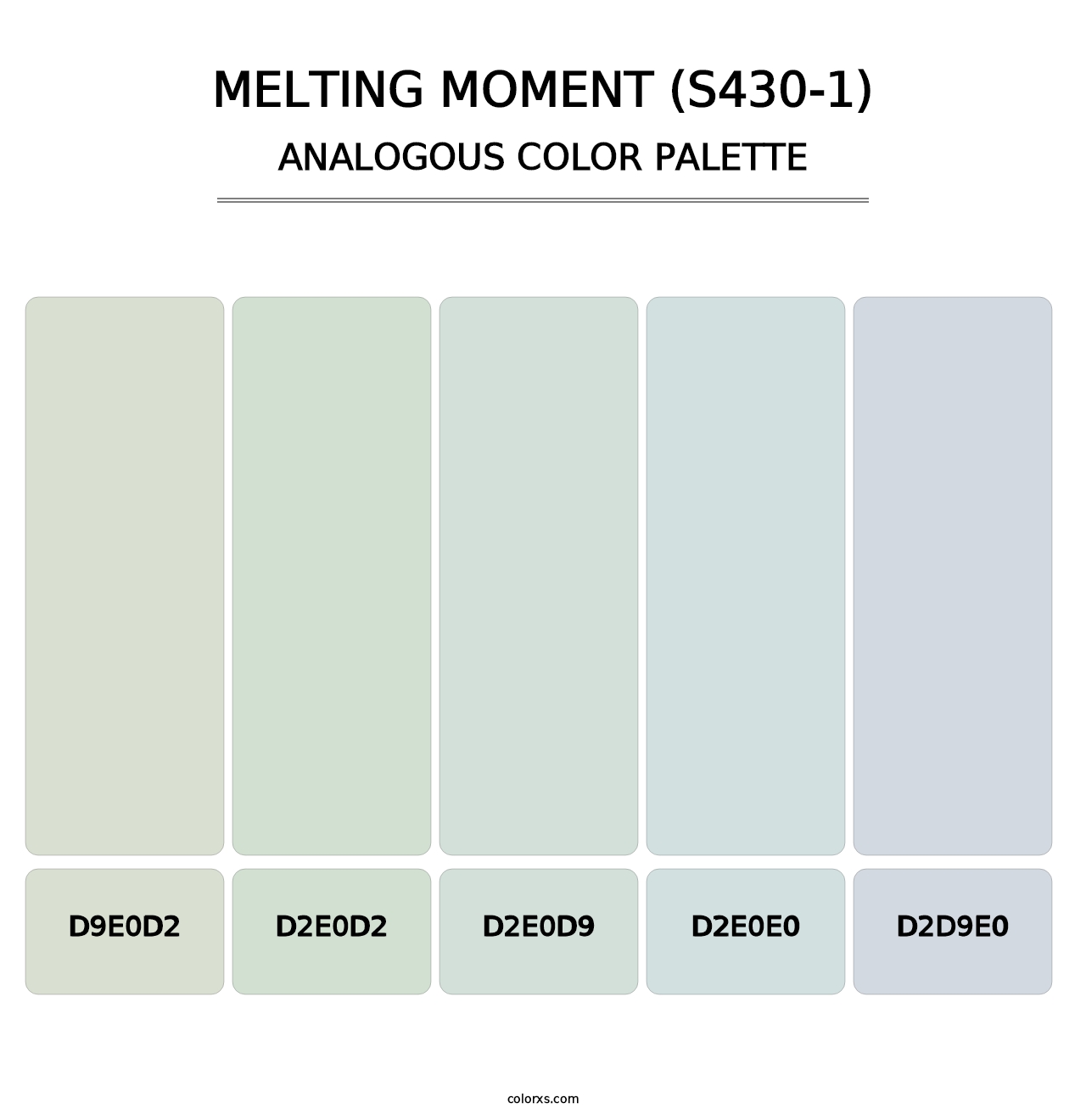Melting Moment (S430-1) - Analogous Color Palette