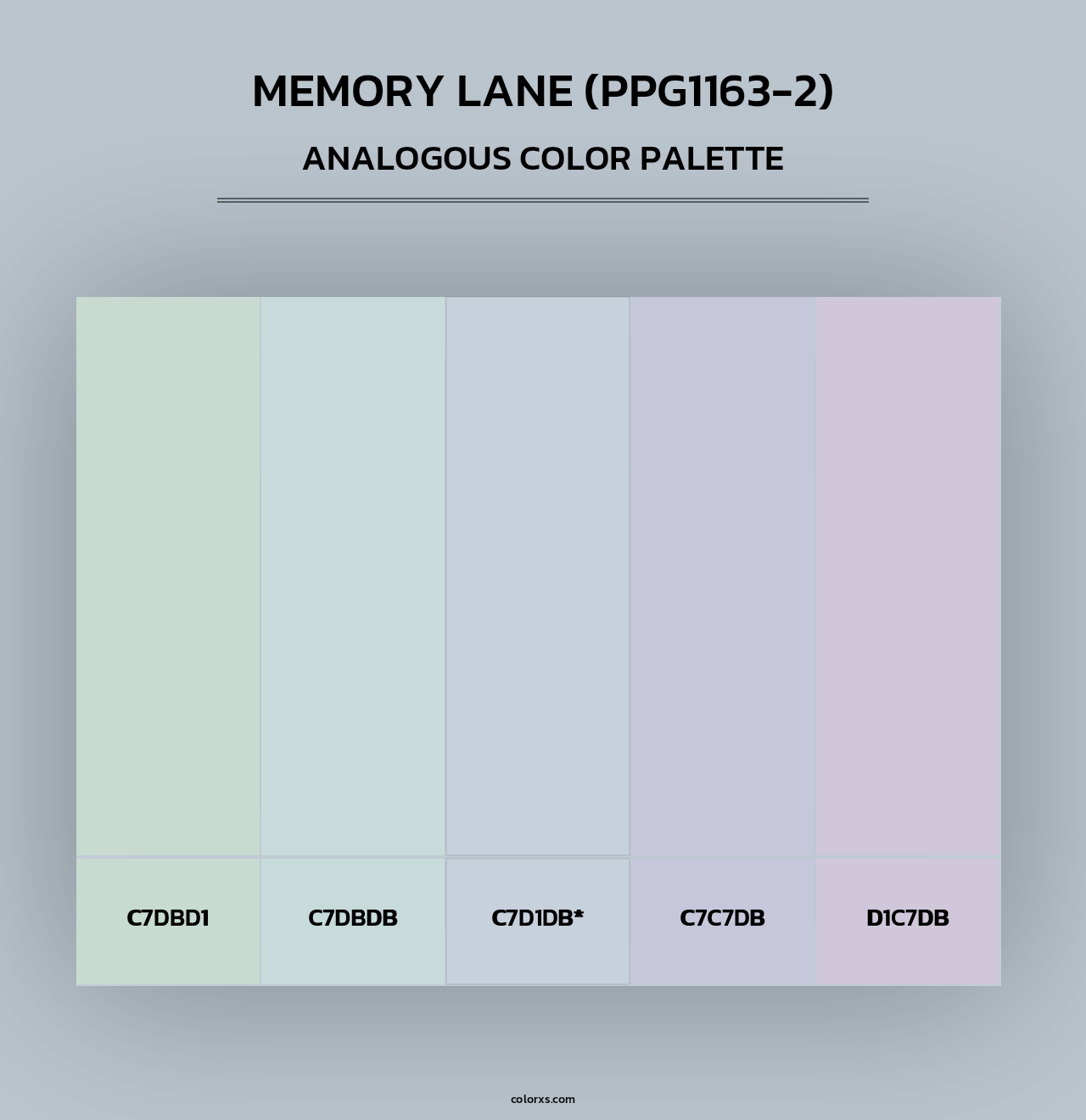 Memory Lane (PPG1163-2) - Analogous Color Palette