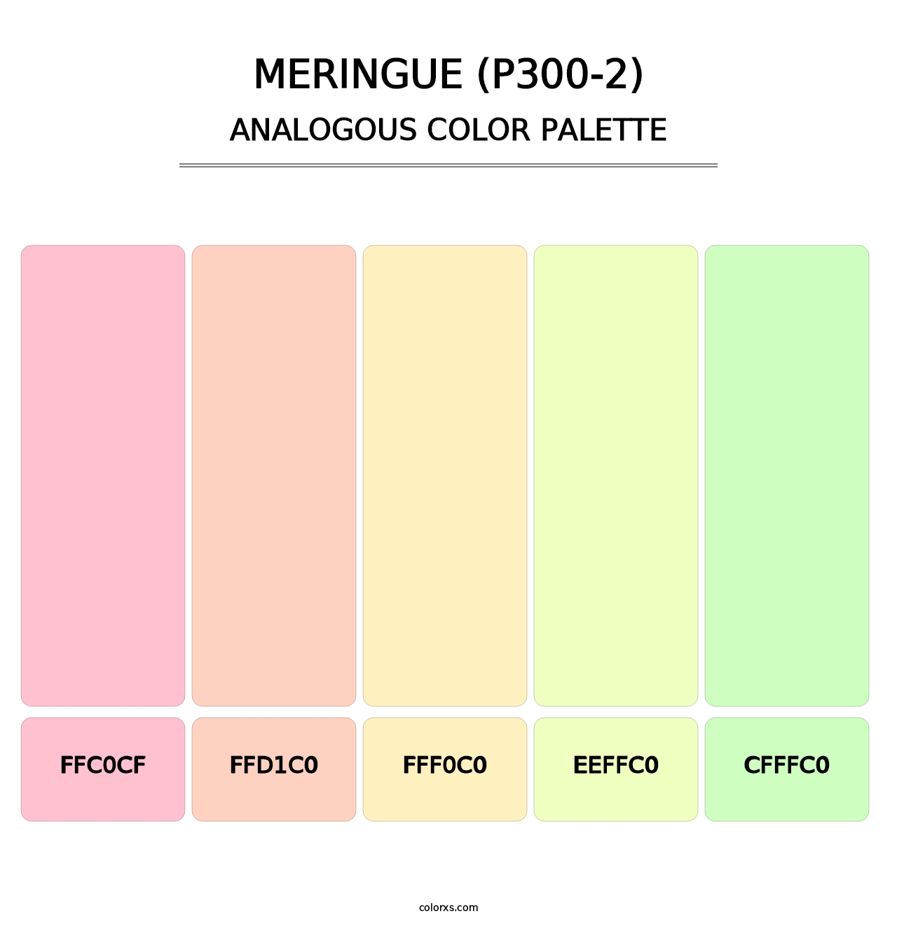 Meringue (P300-2) - Analogous Color Palette