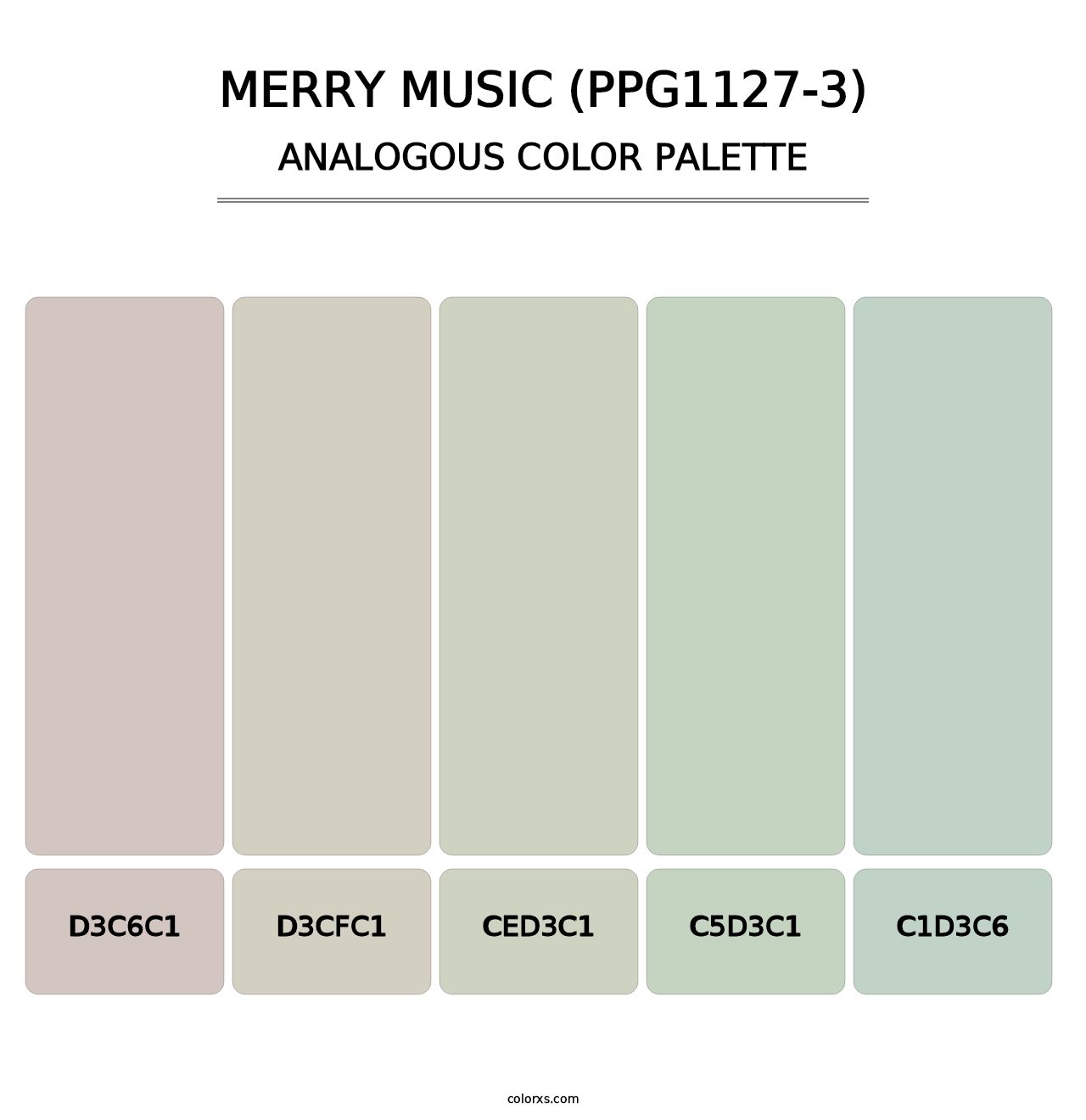 Merry Music (PPG1127-3) - Analogous Color Palette