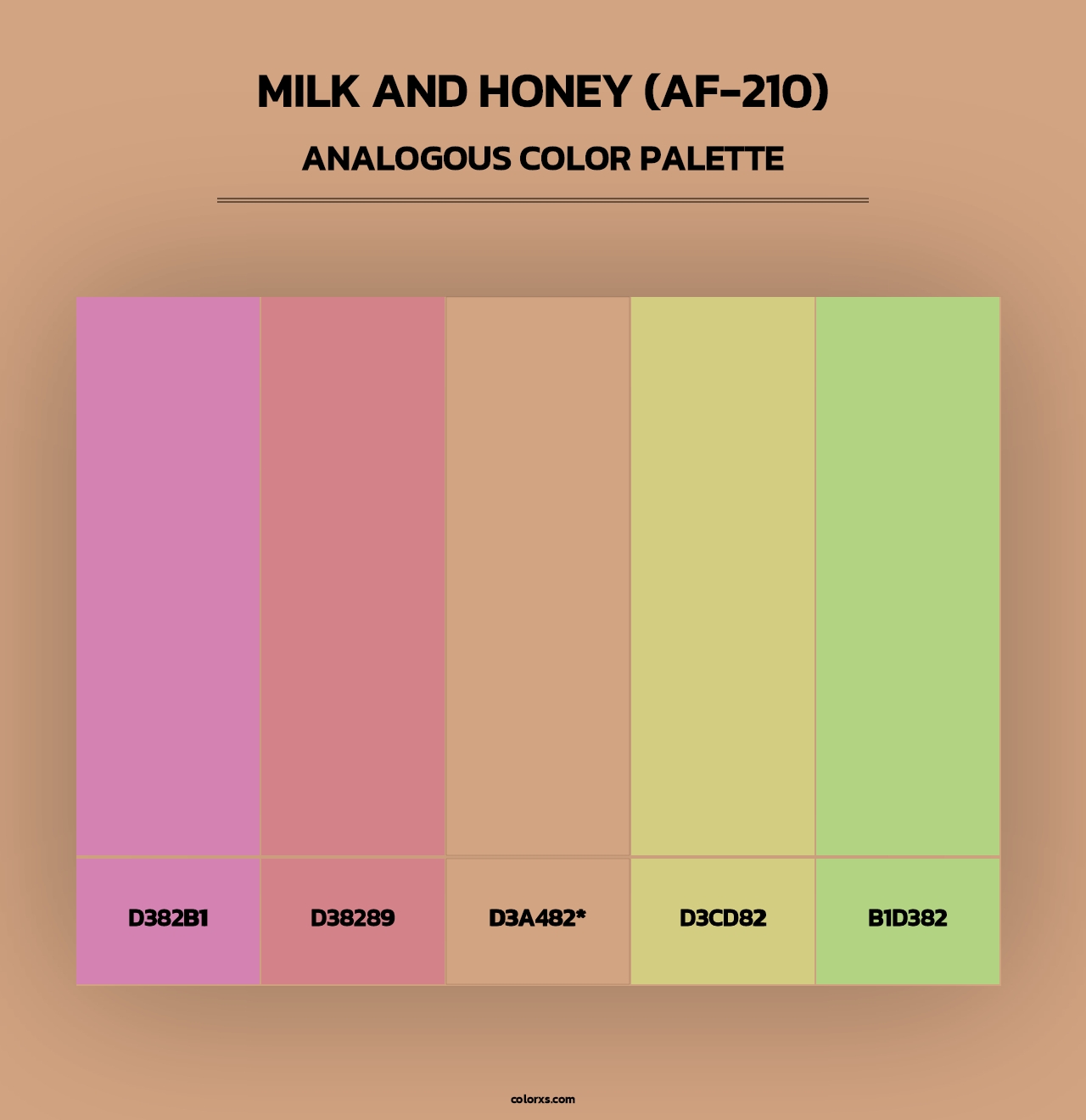 Milk and Honey (AF-210) - Analogous Color Palette