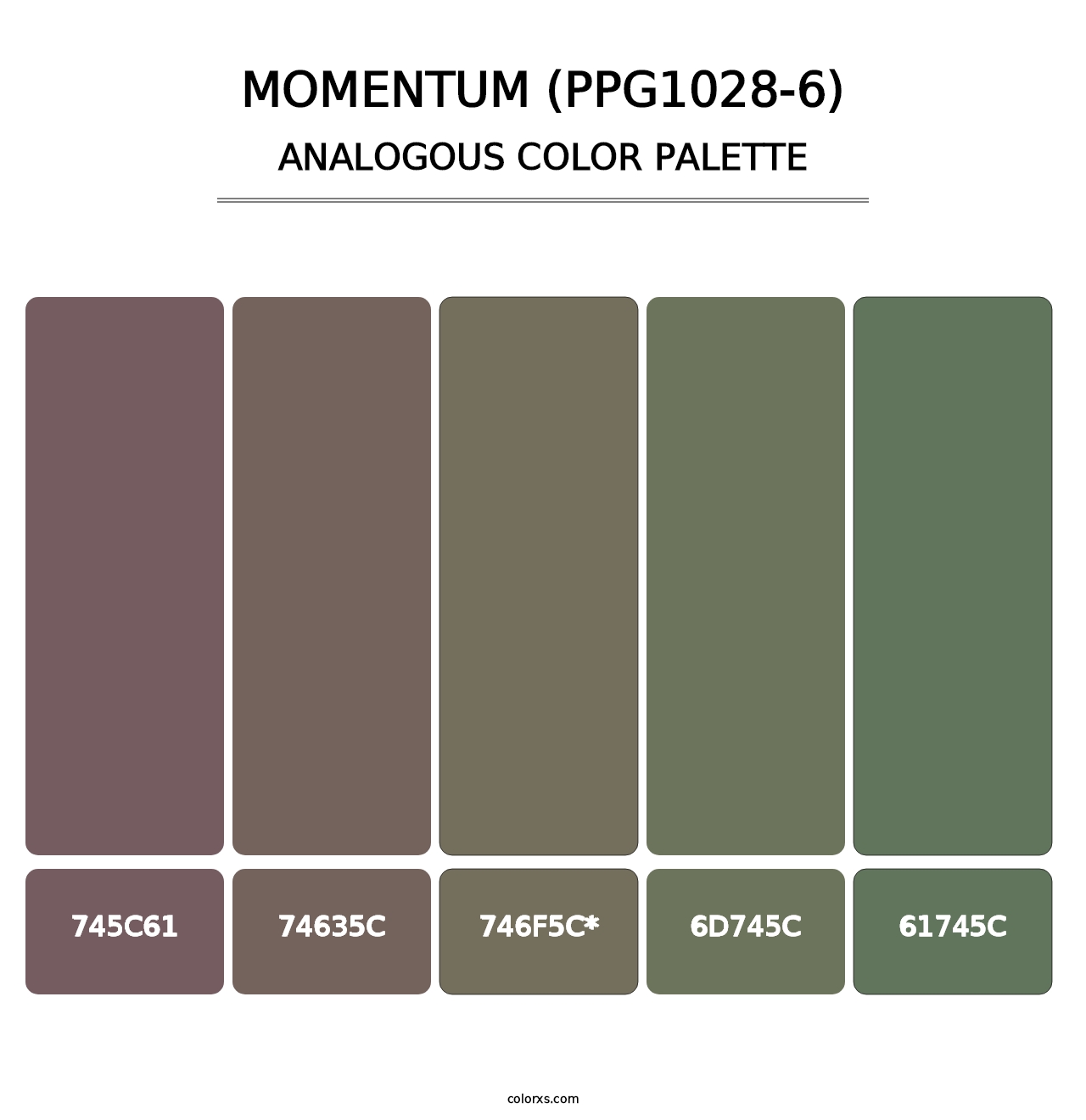 Momentum (PPG1028-6) - Analogous Color Palette