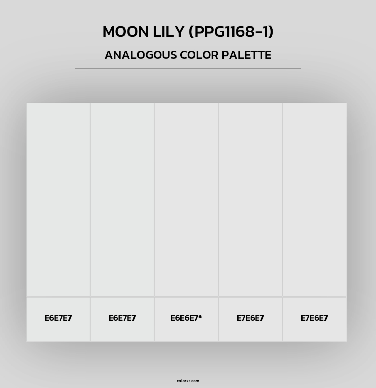 Moon Lily (PPG1168-1) - Analogous Color Palette