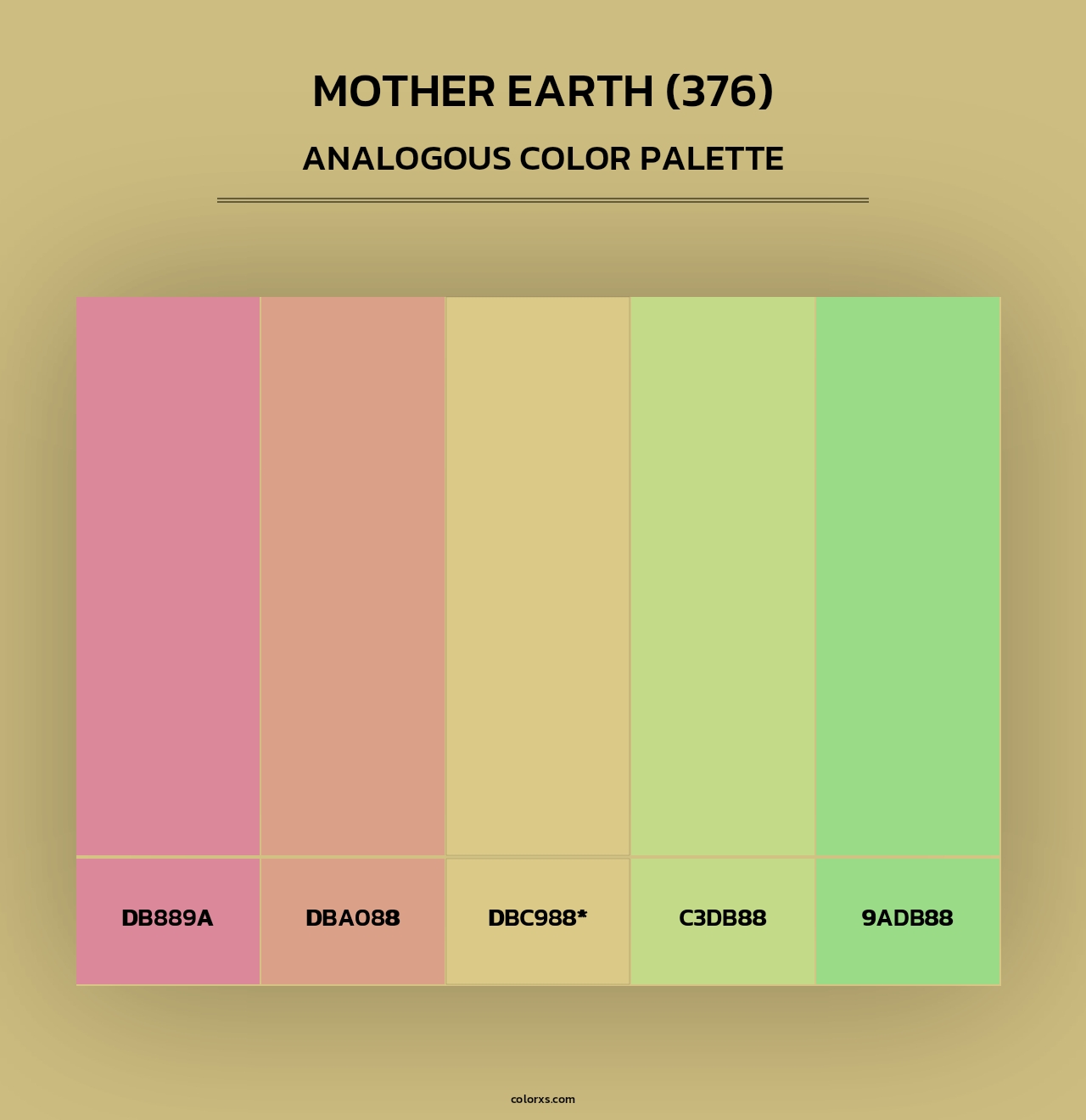Mother Earth (376) - Analogous Color Palette