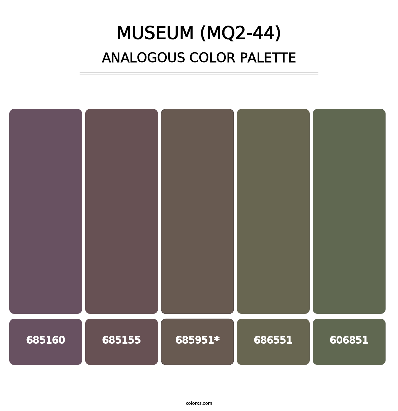Museum (MQ2-44) - Analogous Color Palette
