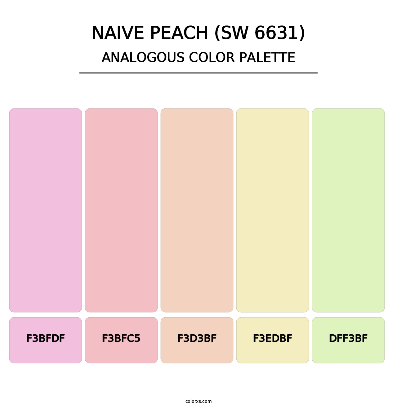 Naive Peach (SW 6631) - Analogous Color Palette