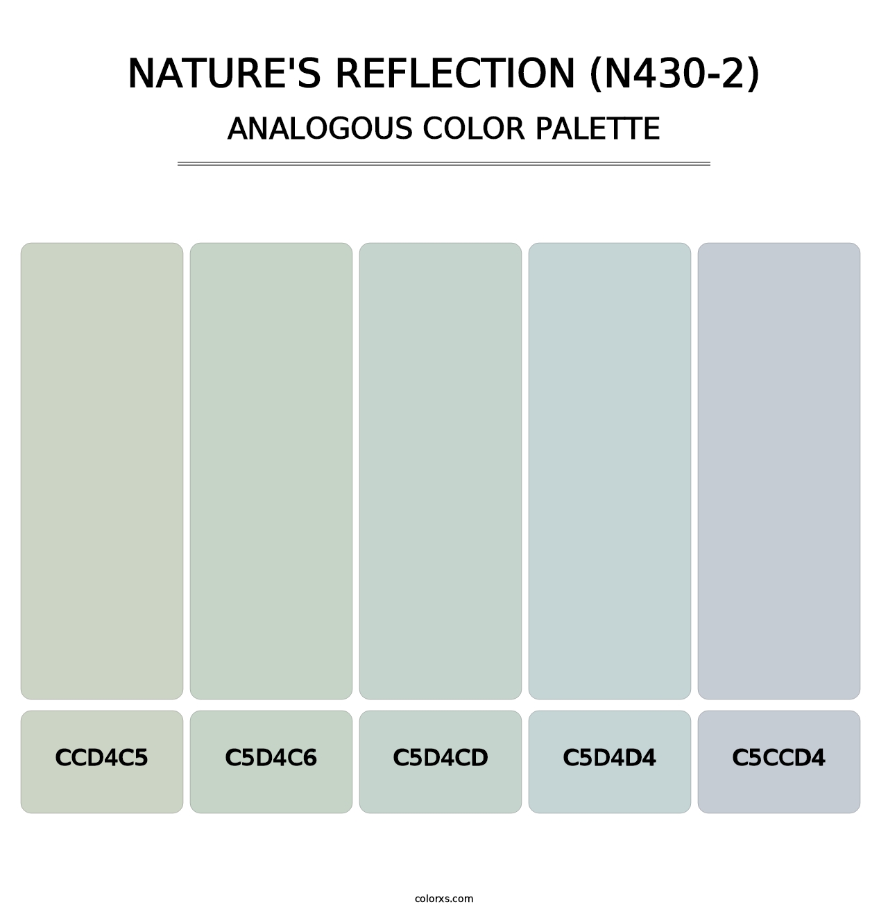 Nature'S Reflection (N430-2) - Analogous Color Palette