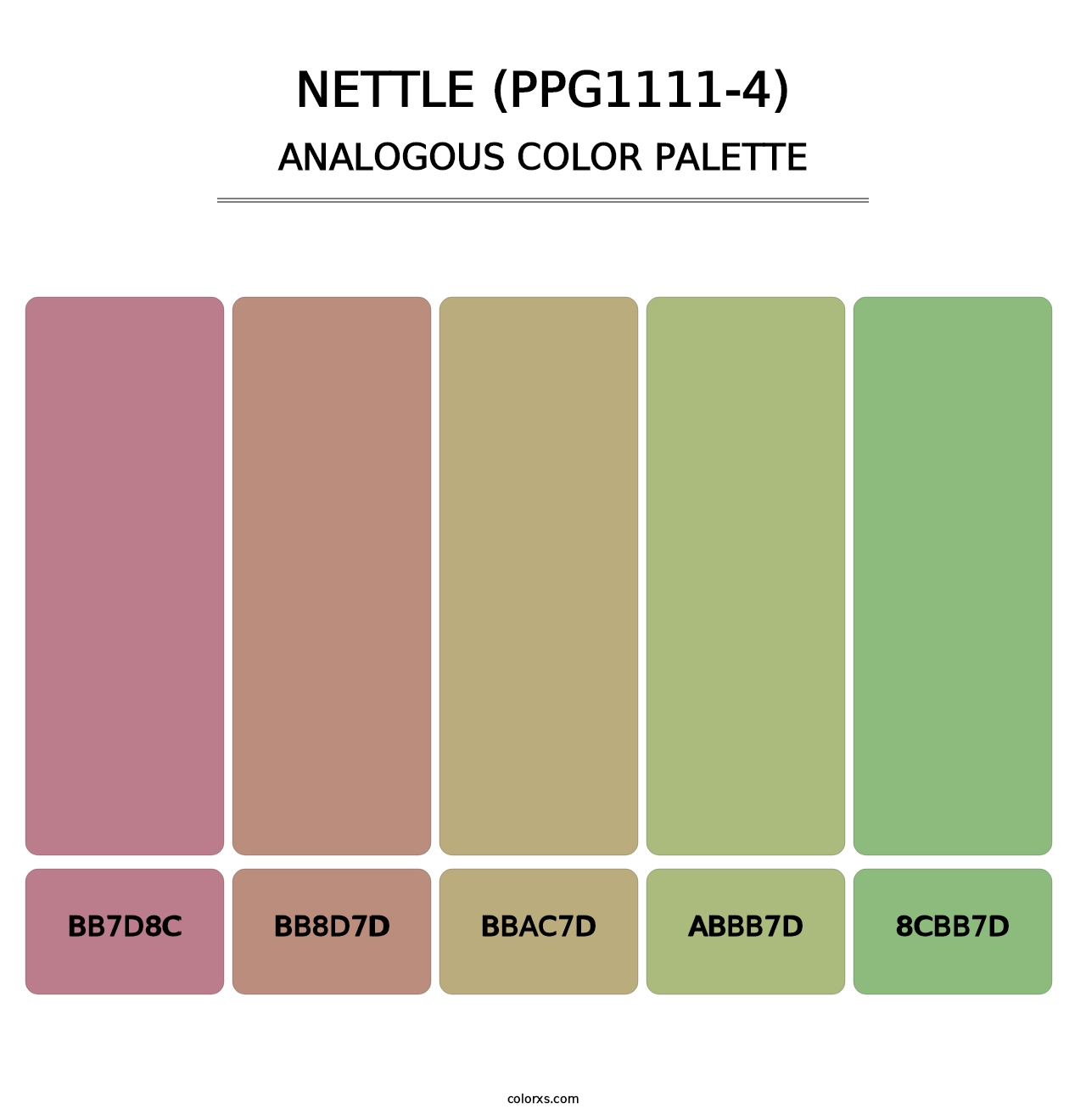 Nettle (PPG1111-4) - Analogous Color Palette