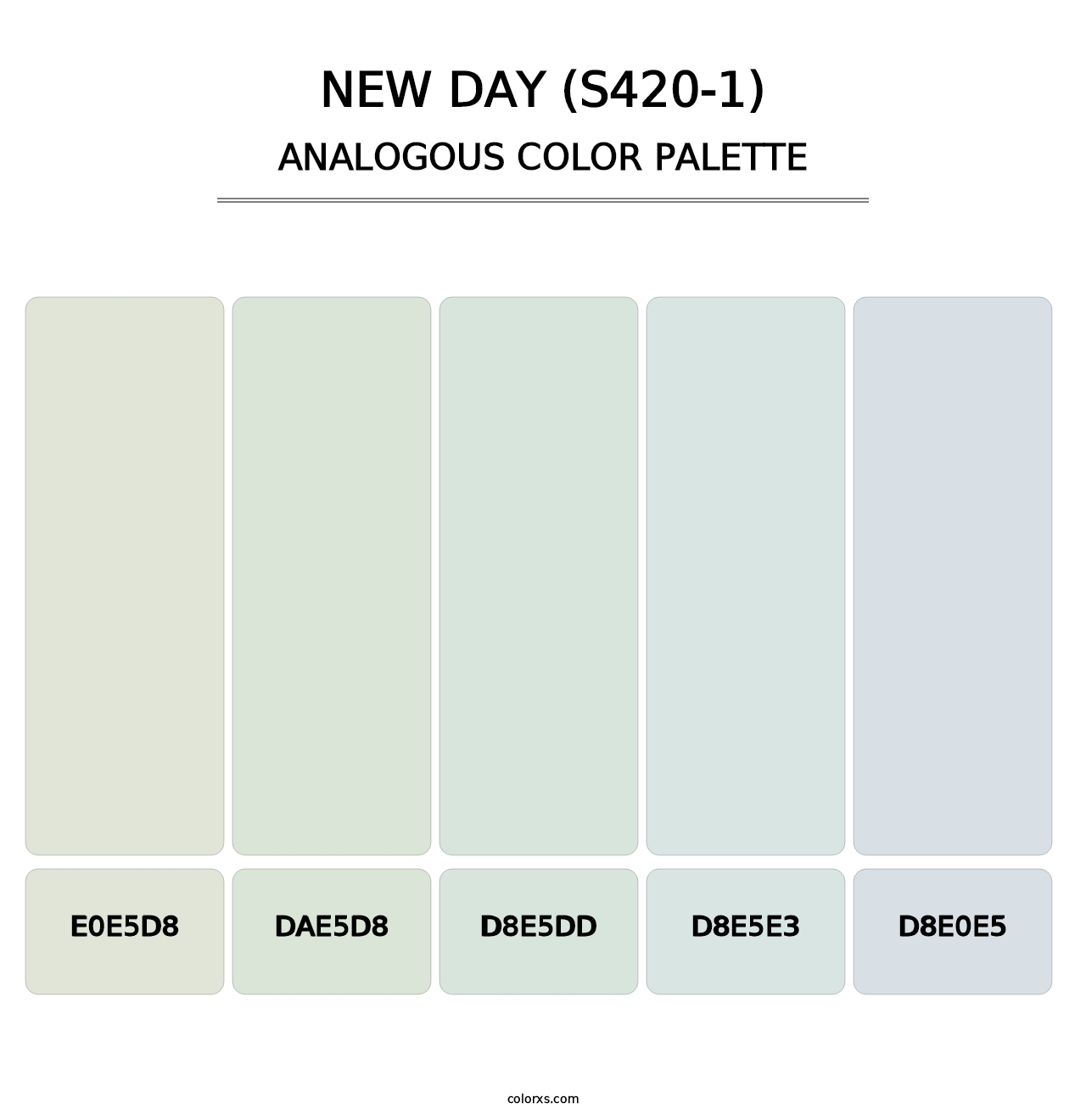New Day (S420-1) - Analogous Color Palette