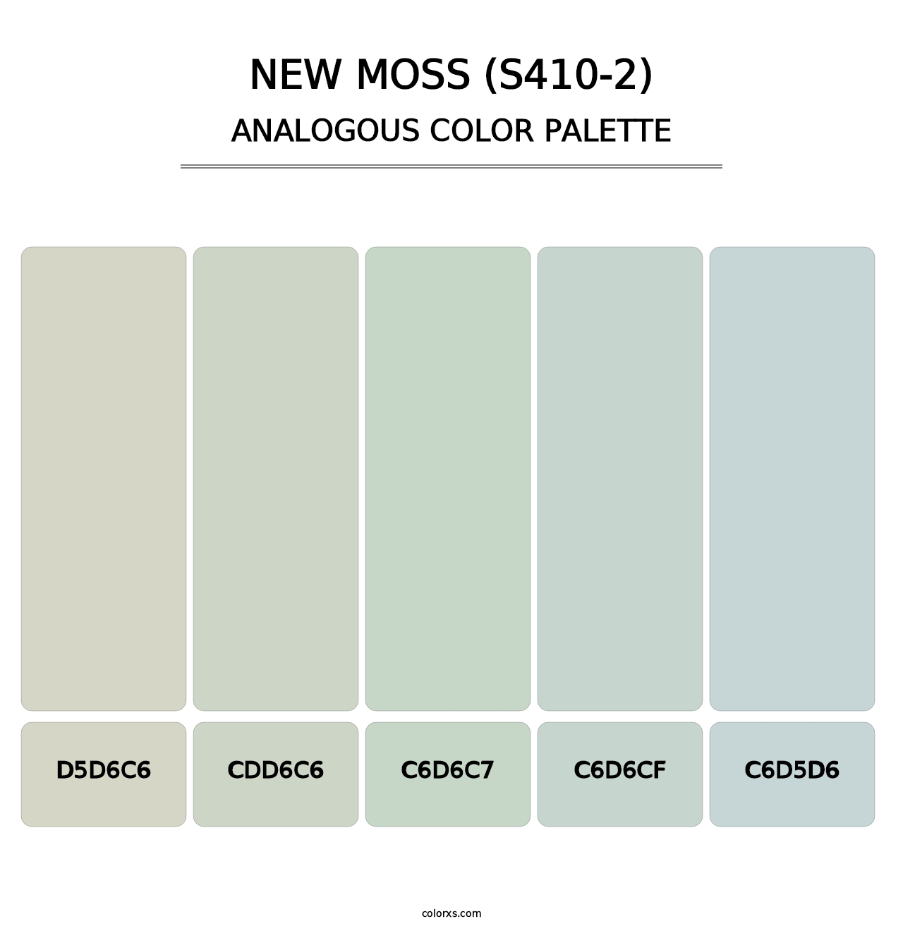 New Moss (S410-2) - Analogous Color Palette