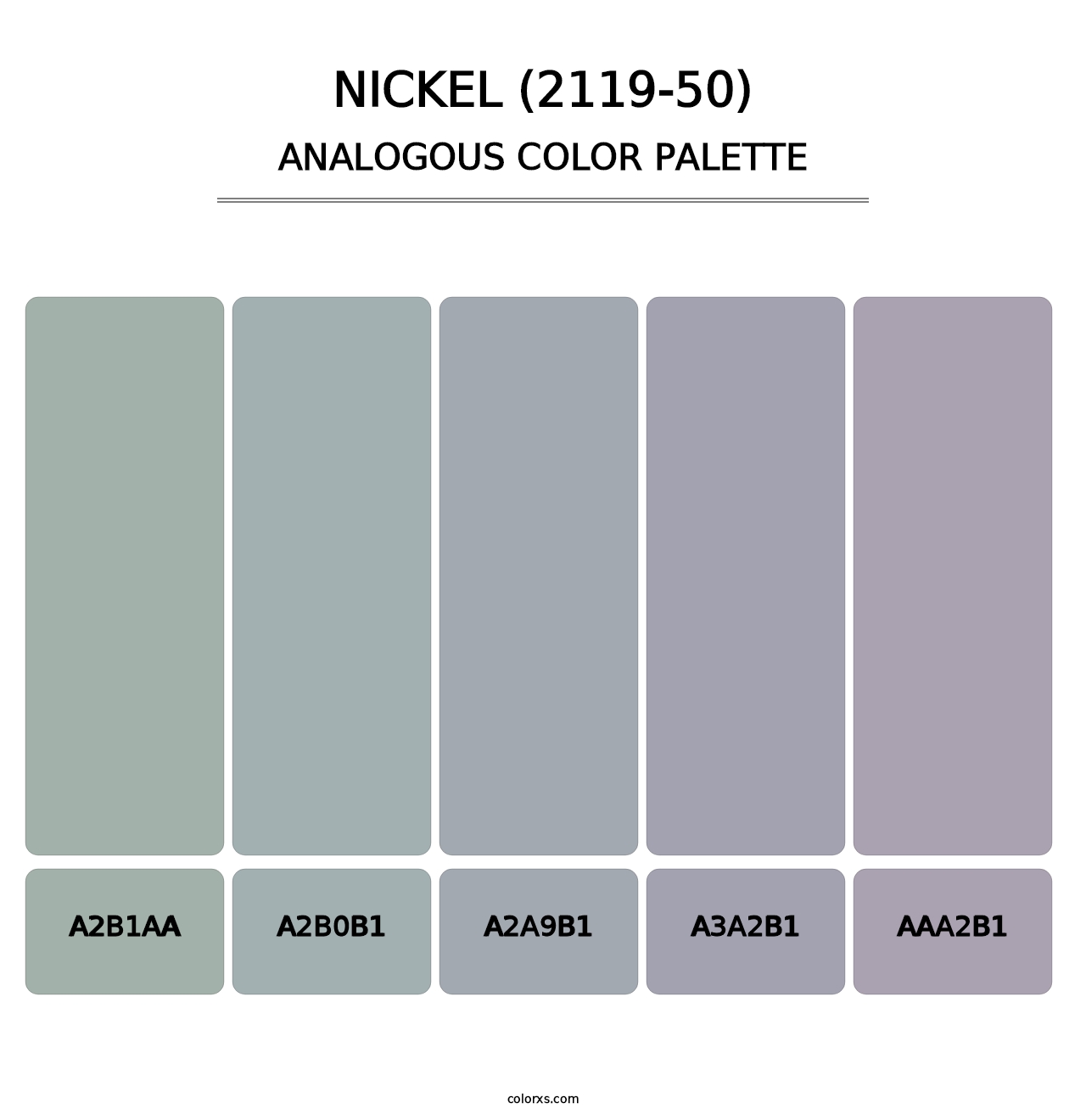 Nickel (2119-50) - Analogous Color Palette