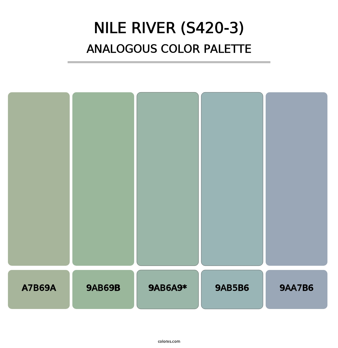 Nile River (S420-3) - Analogous Color Palette