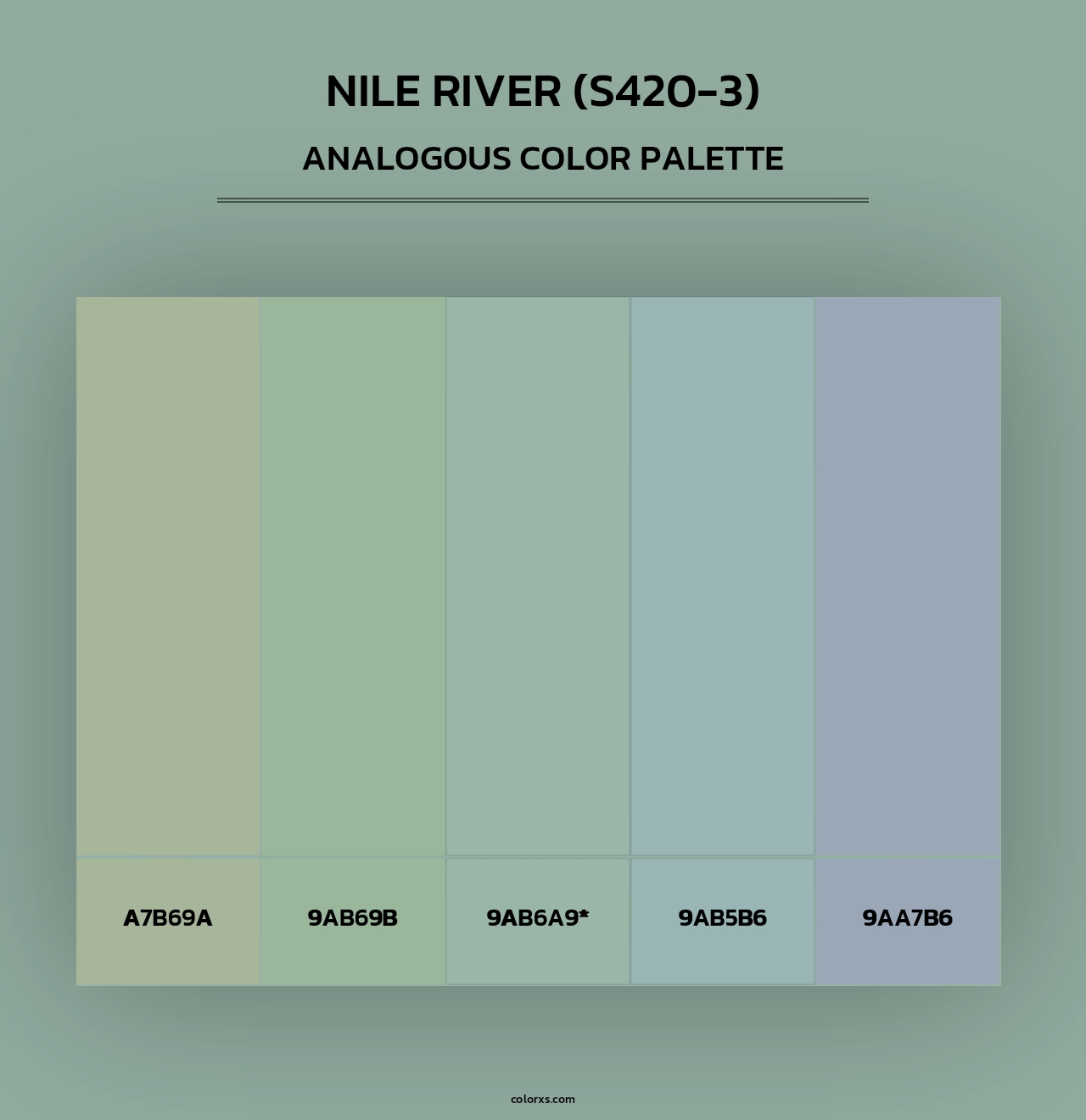 Nile River (S420-3) - Analogous Color Palette