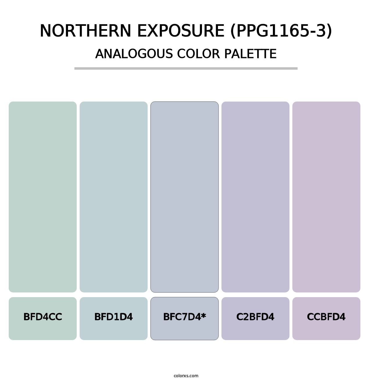 Northern Exposure (PPG1165-3) - Analogous Color Palette