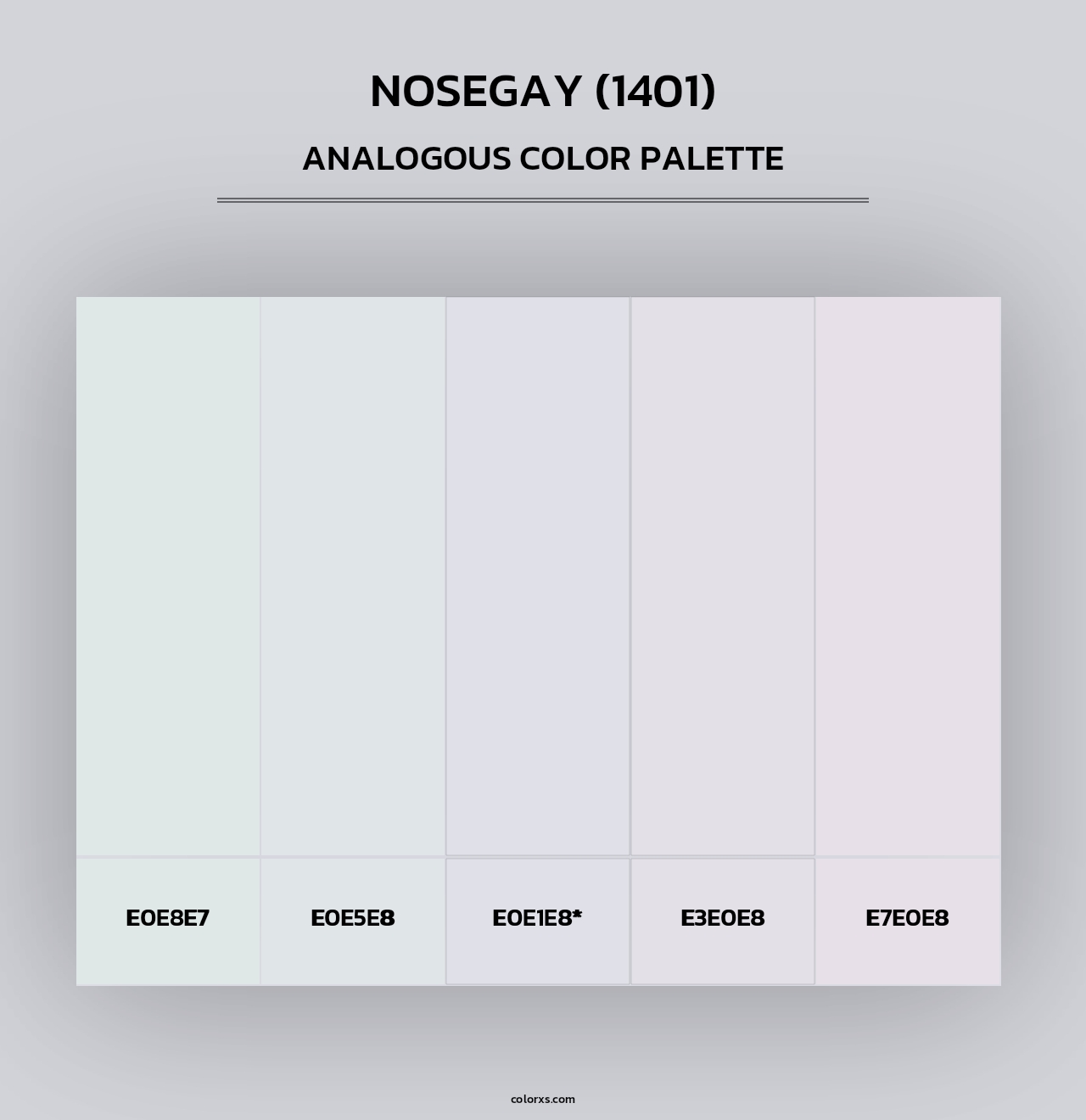 Nosegay (1401) - Analogous Color Palette