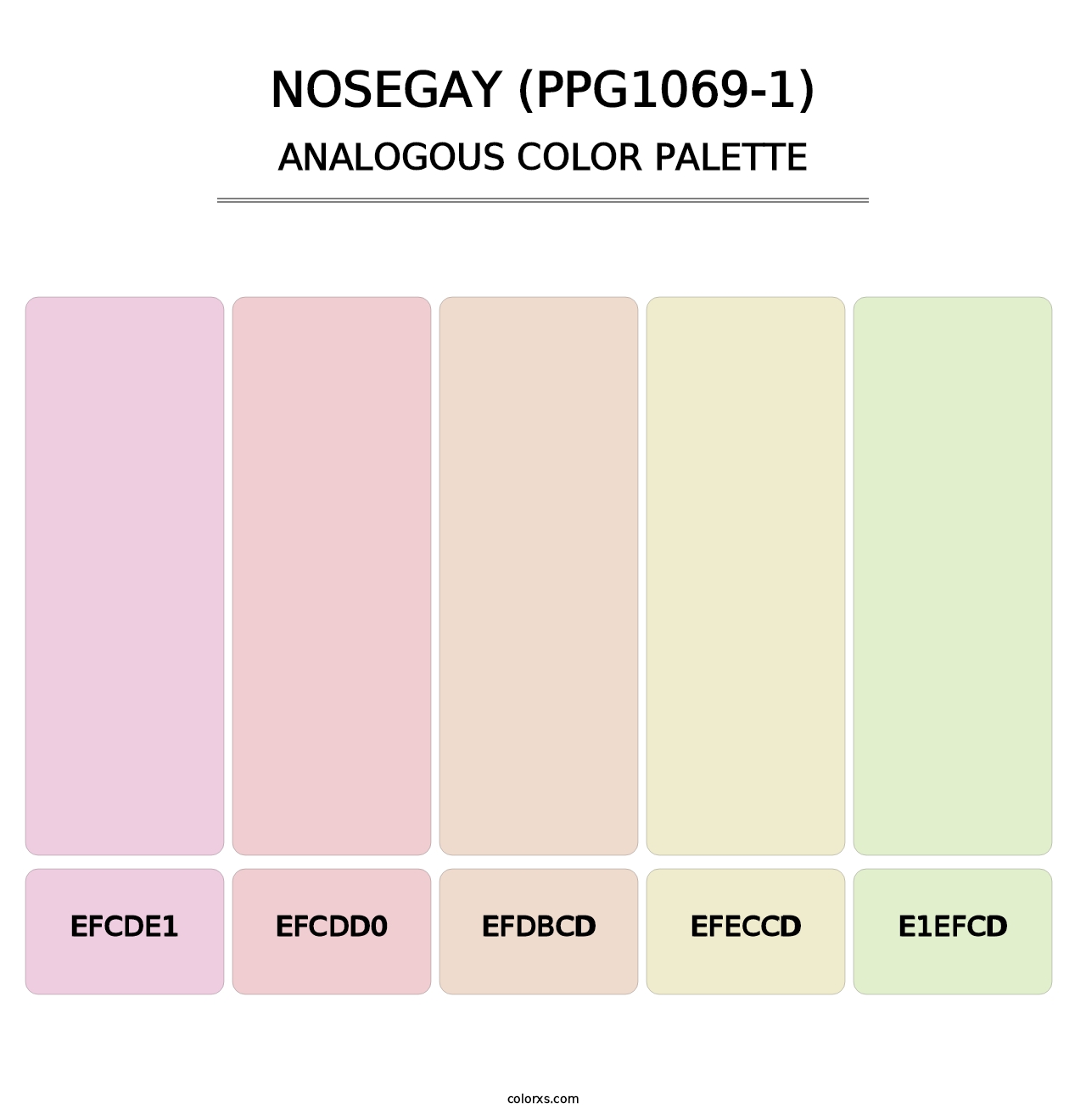 Nosegay (PPG1069-1) - Analogous Color Palette