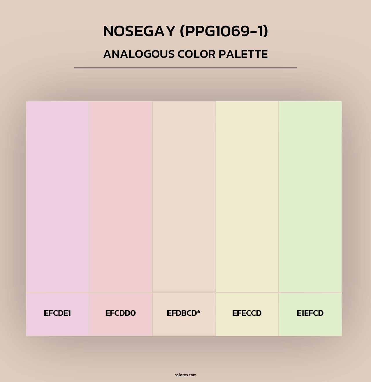 Nosegay (PPG1069-1) - Analogous Color Palette