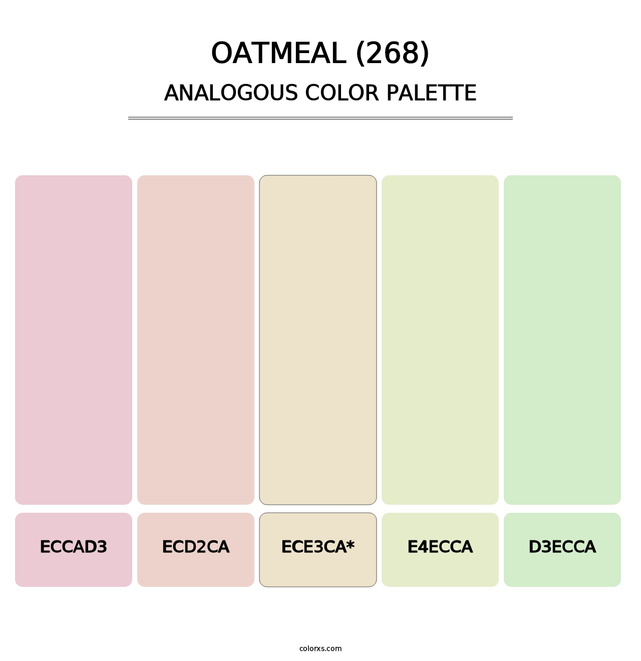 Oatmeal (268) - Analogous Color Palette