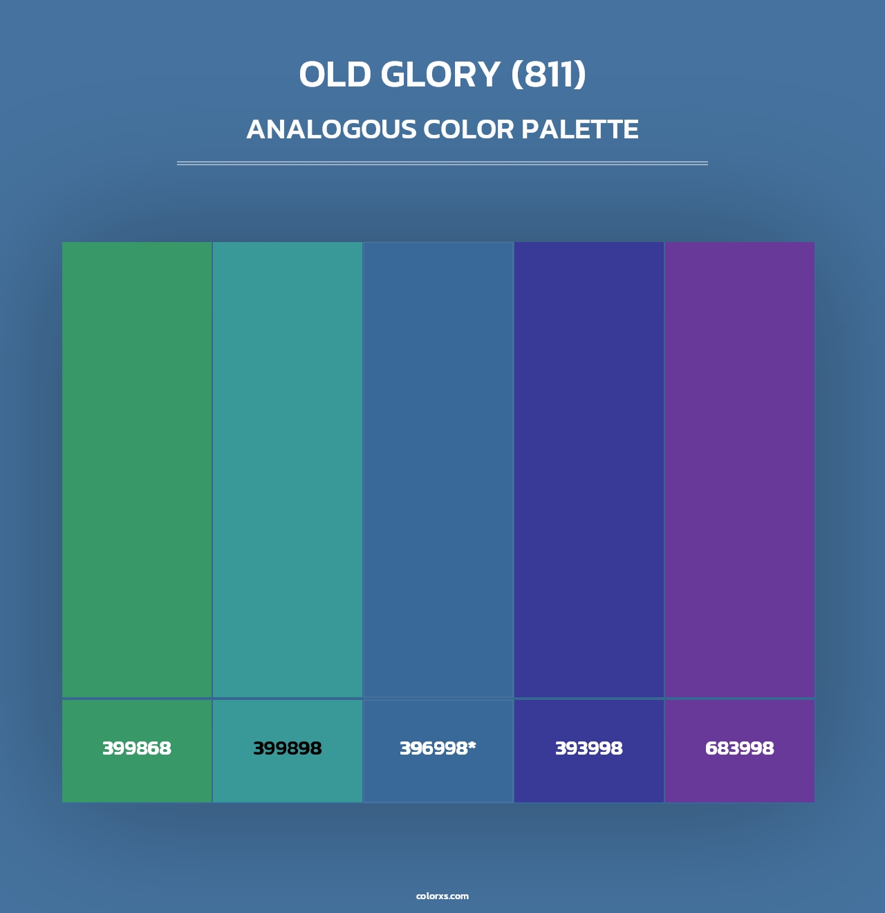 Old Glory (811) - Analogous Color Palette
