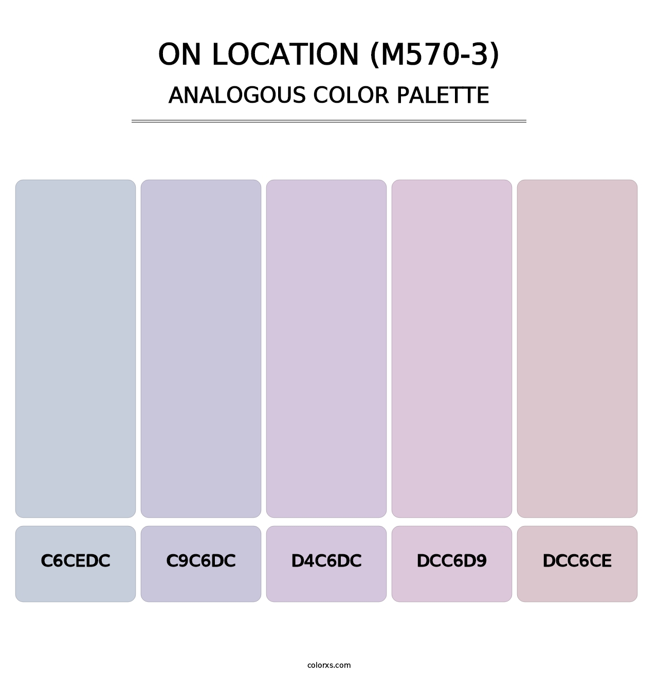 On Location (M570-3) - Analogous Color Palette