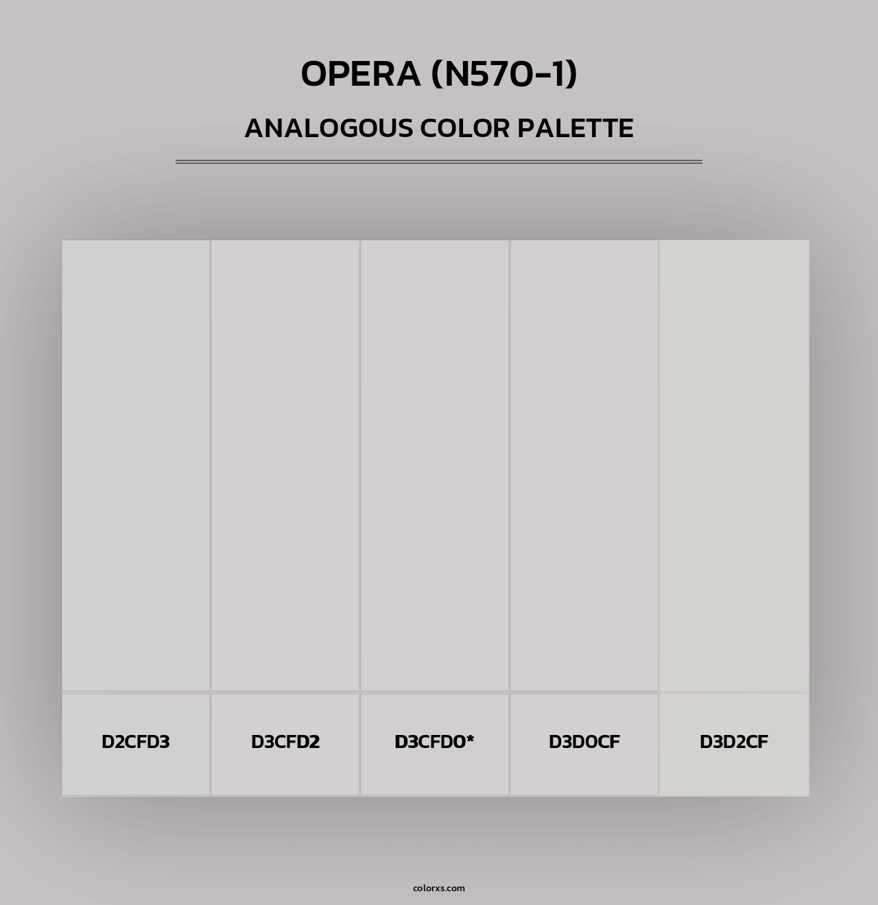 Opera (N570-1) - Analogous Color Palette