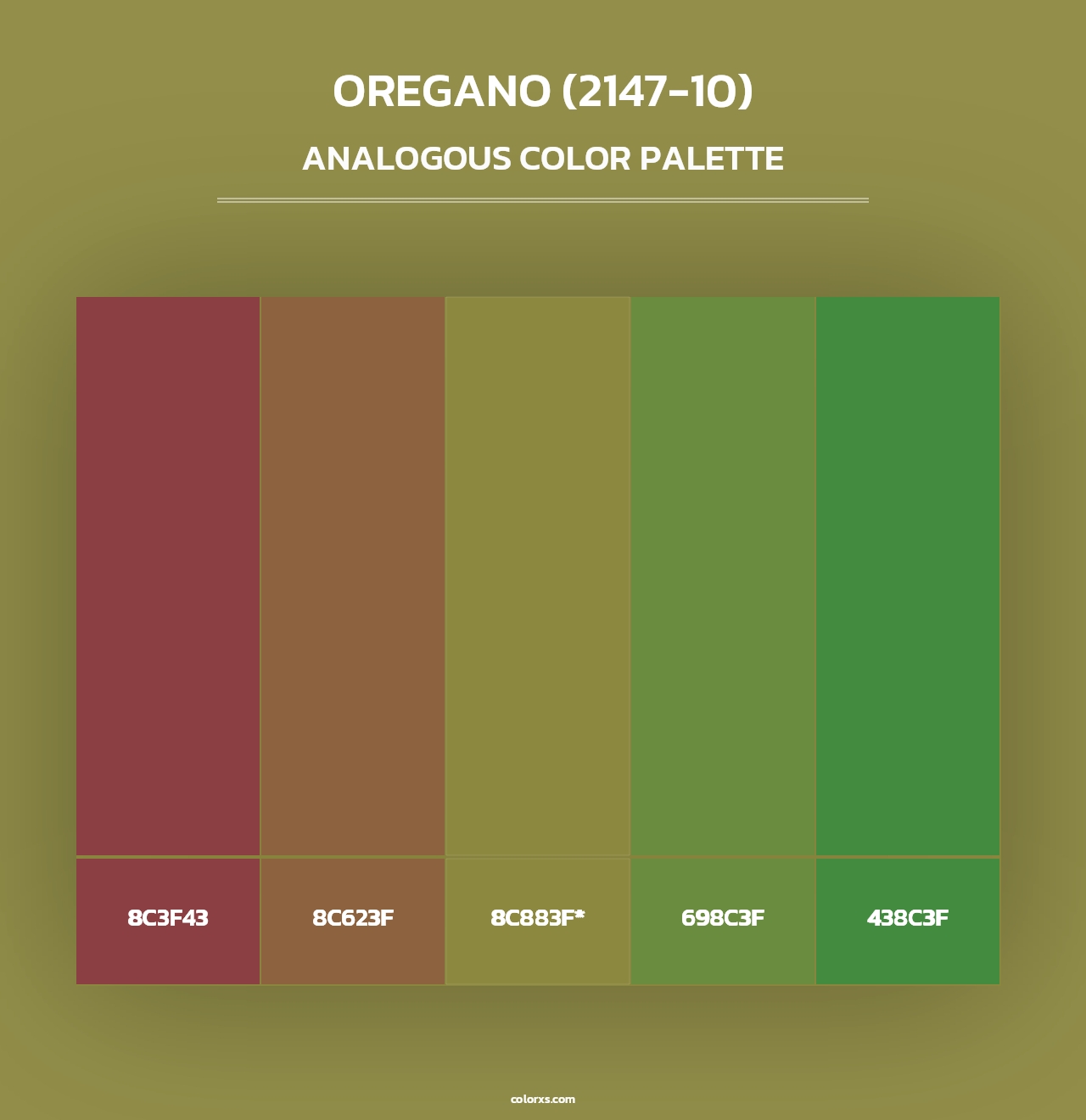 Oregano (2147-10) - Analogous Color Palette