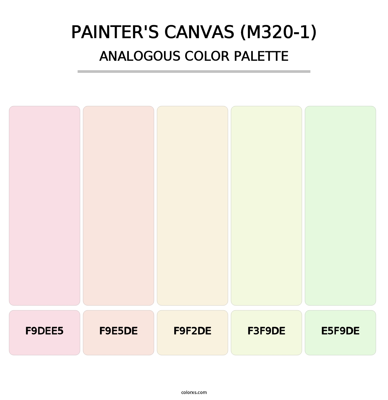 Painter'S Canvas (M320-1) - Analogous Color Palette