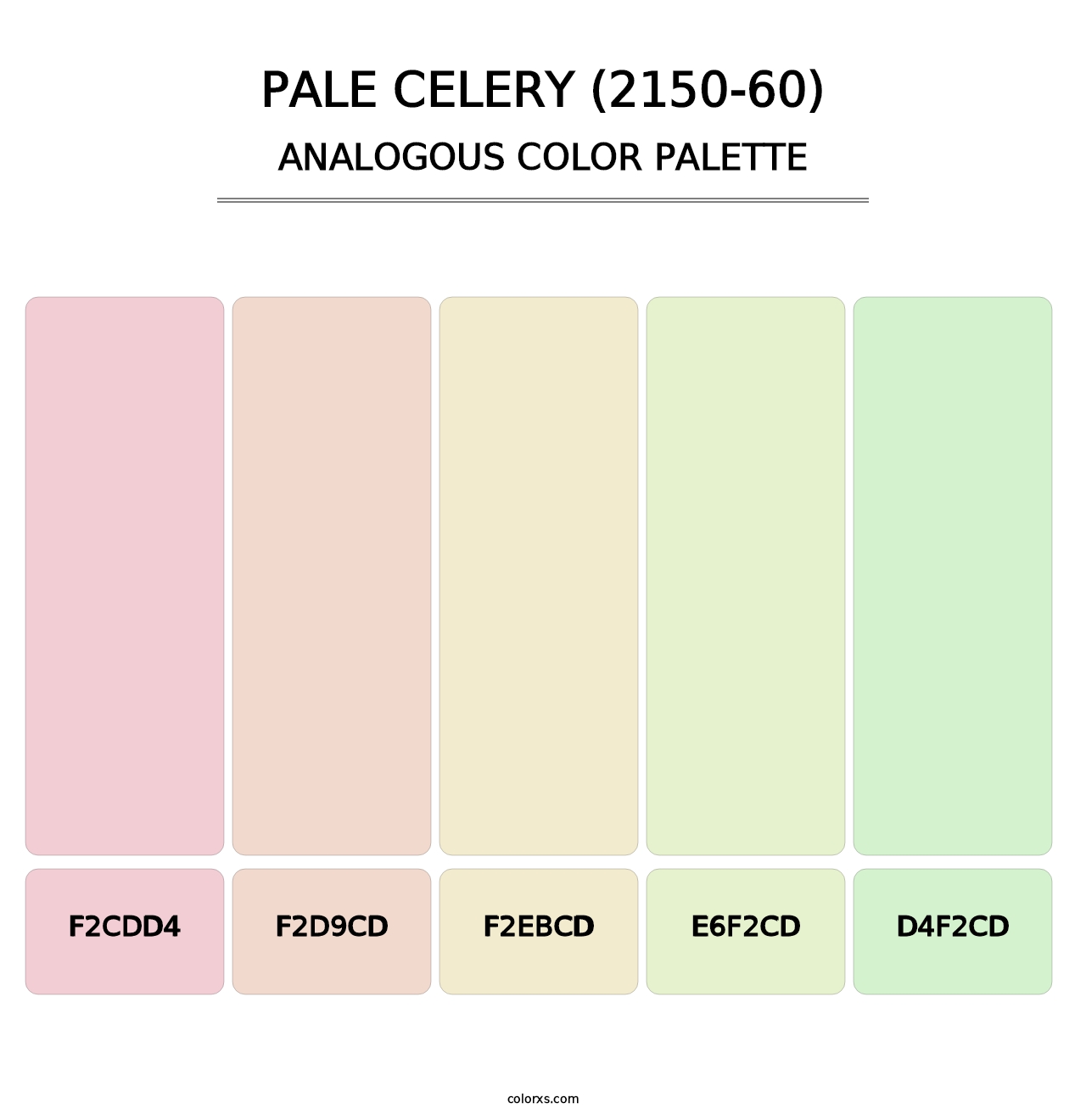 Pale Celery (2150-60) - Analogous Color Palette