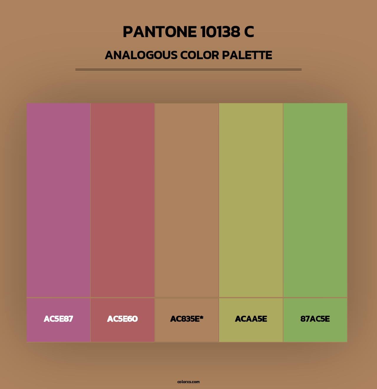 PANTONE 10138 C - Analogous Color Palette