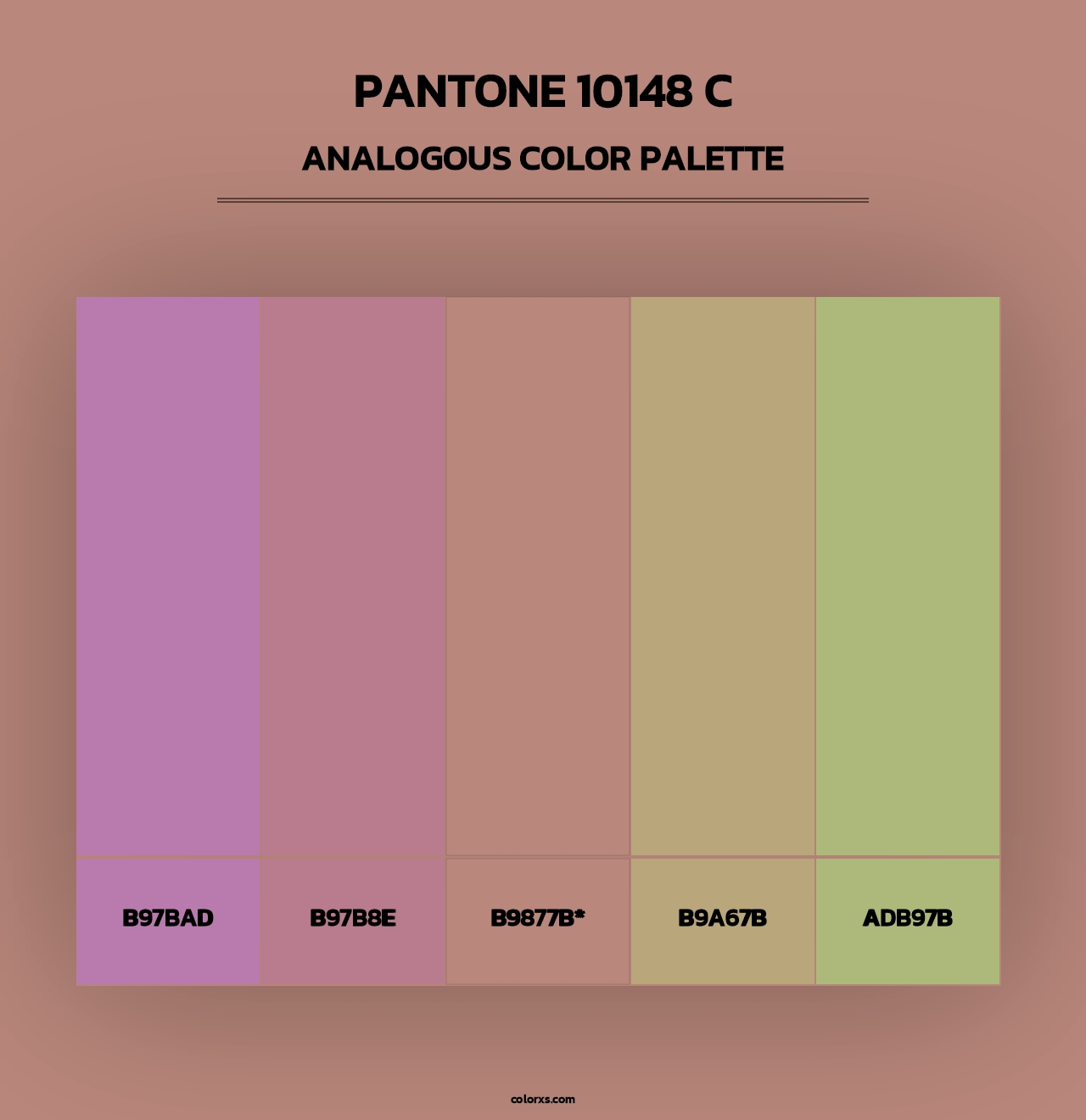 PANTONE 10148 C - Analogous Color Palette