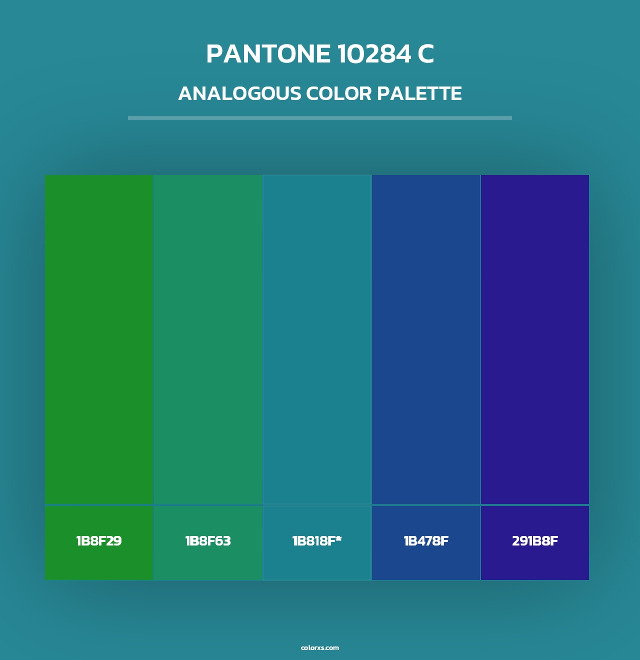 PANTONE 10284 C - Analogous Color Palette