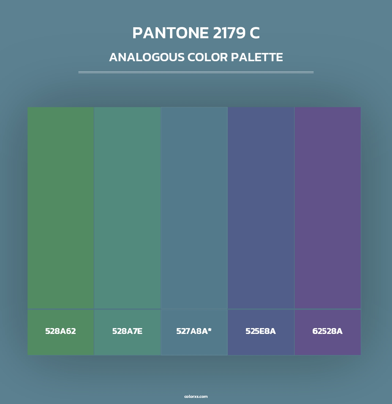 PANTONE 2179 C - Analogous Color Palette