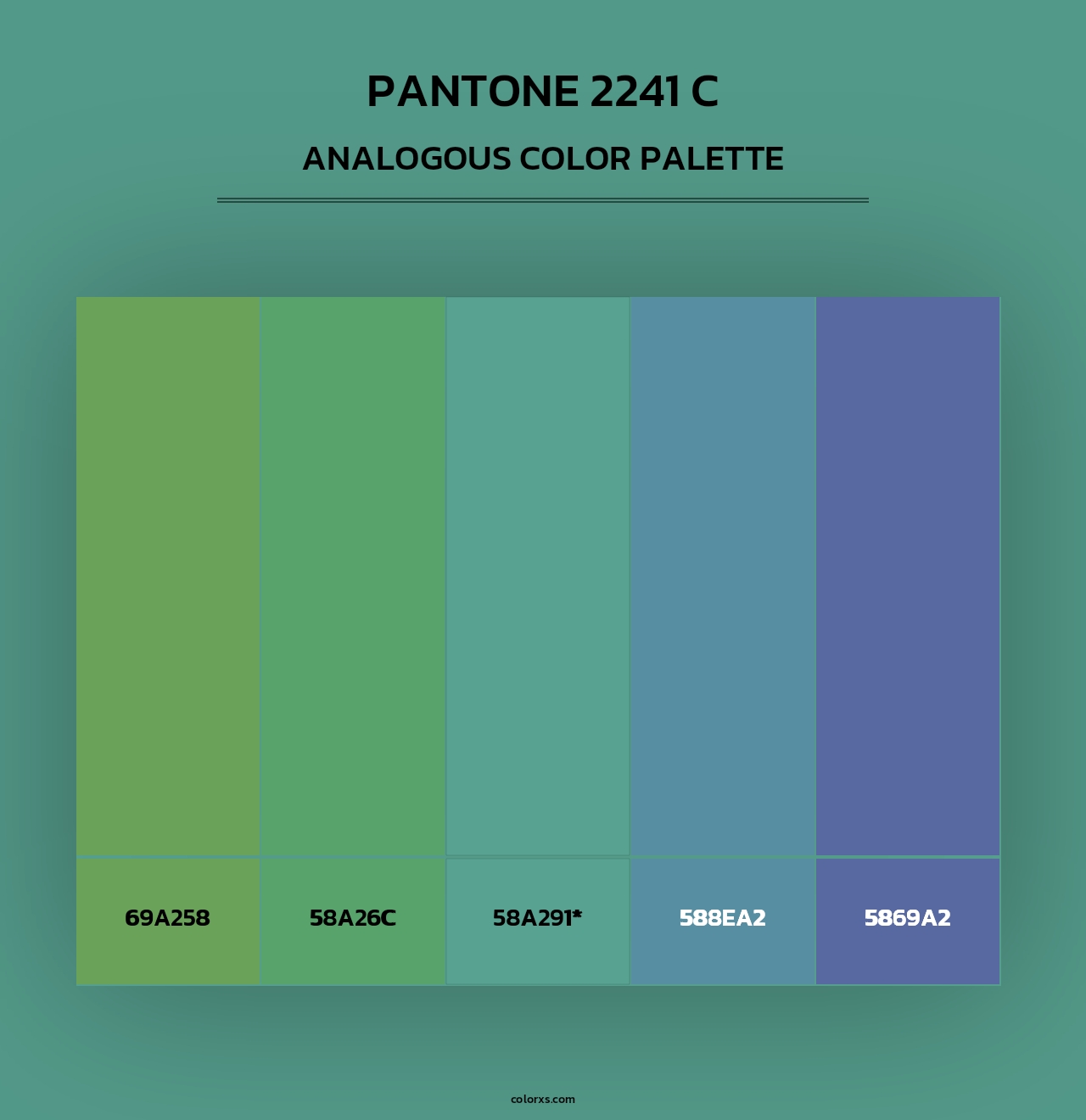 PANTONE 2241 C - Analogous Color Palette