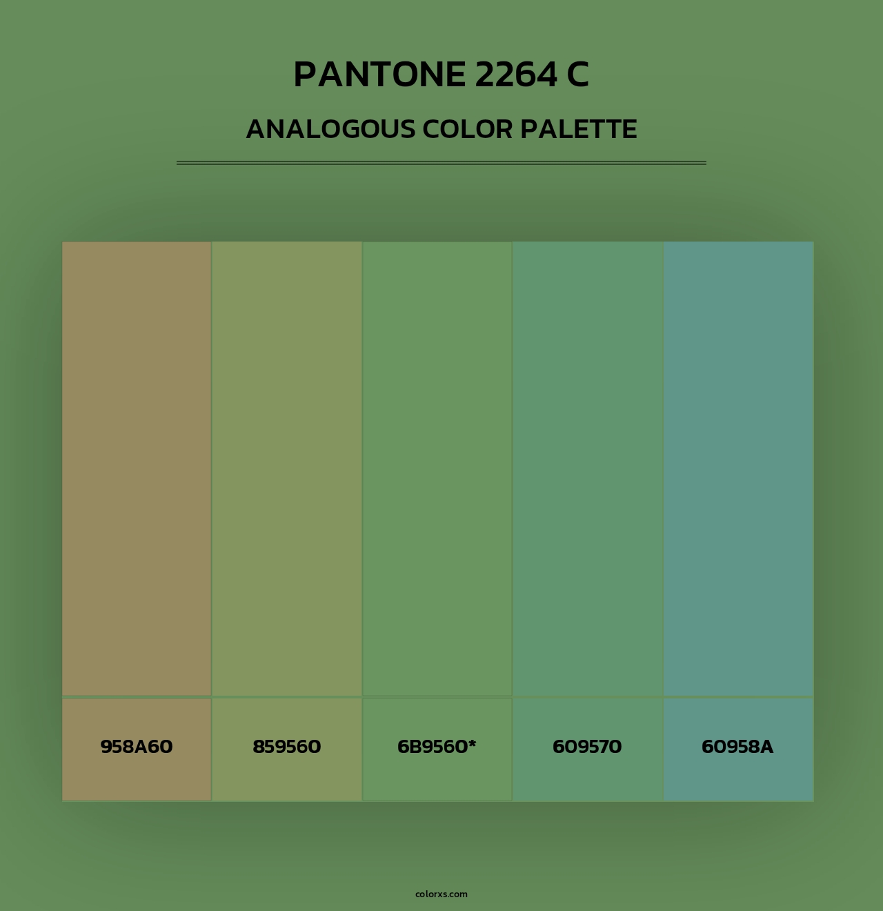 PANTONE 2264 C - Analogous Color Palette