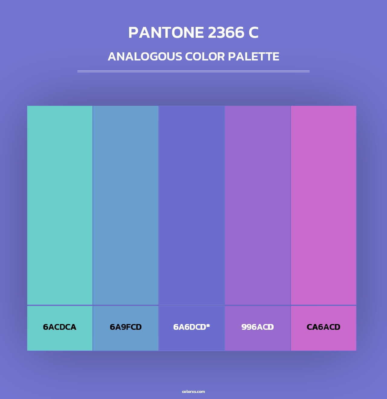 PANTONE 2366 C - Analogous Color Palette