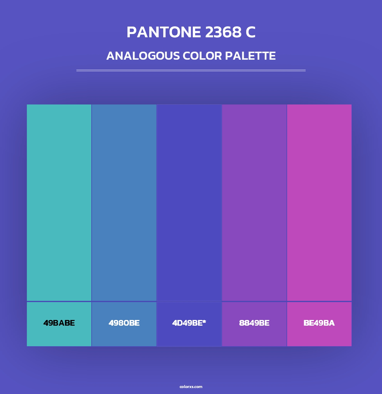 PANTONE 2368 C - Analogous Color Palette