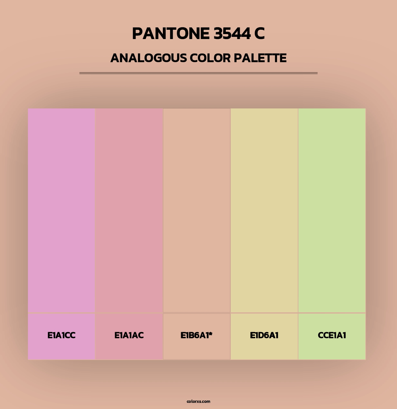 PANTONE 3544 C - Analogous Color Palette