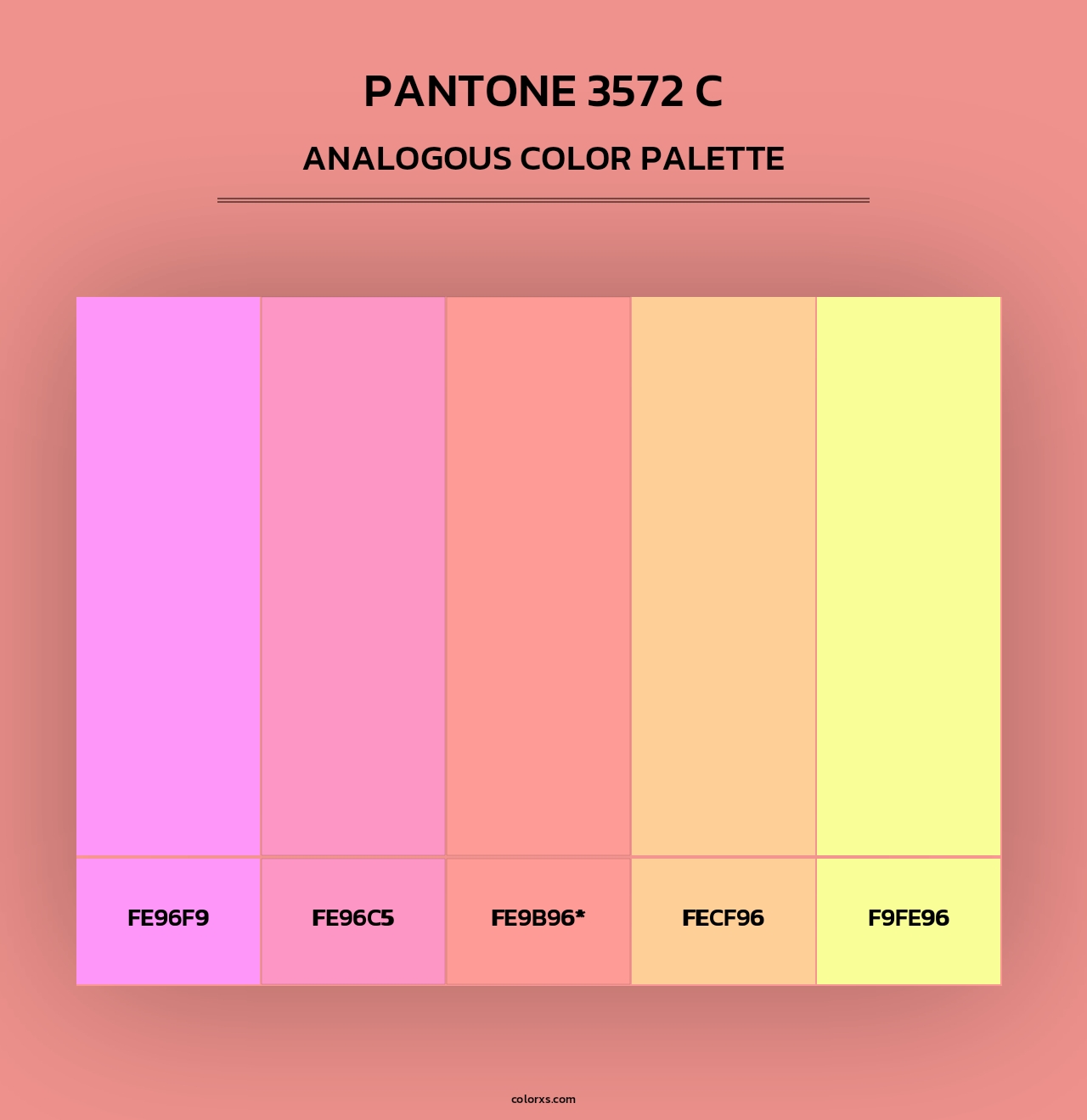 PANTONE 3572 C - Analogous Color Palette