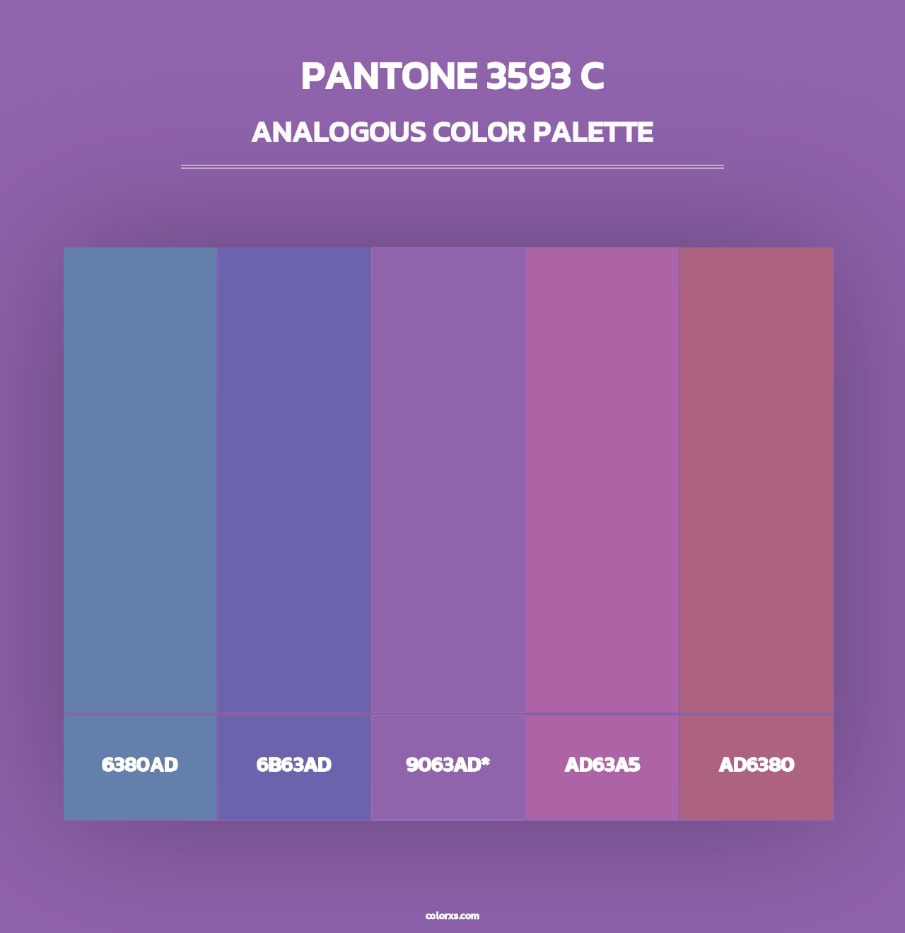 PANTONE 3593 C - Analogous Color Palette
